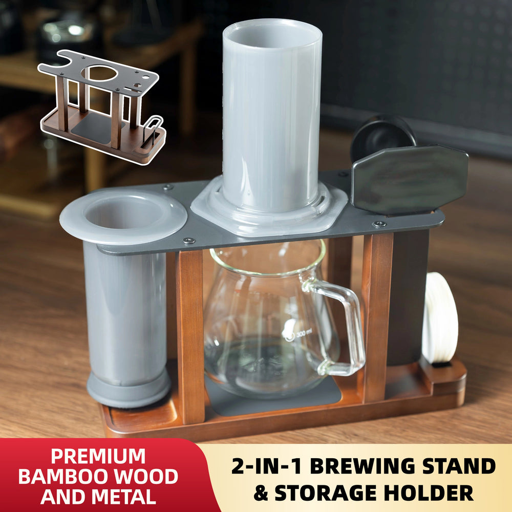 NEOUZA Organizer Stand for AeroPress 2-in-1 Press & Dry Rack