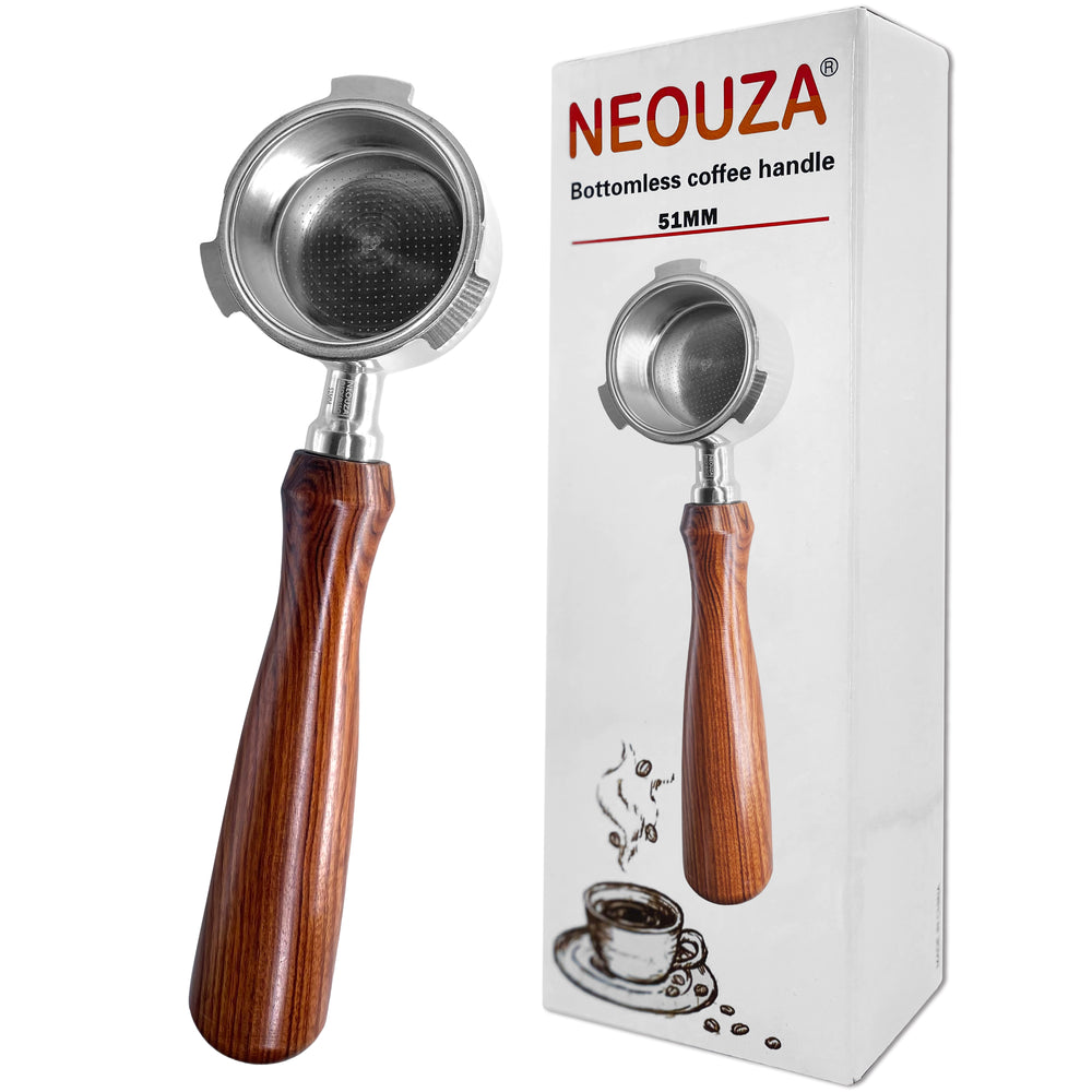 NEOUZA 51mm Bottomless Portafilter Compatible with De'Longhi EC680/EC685 Espresso Machine