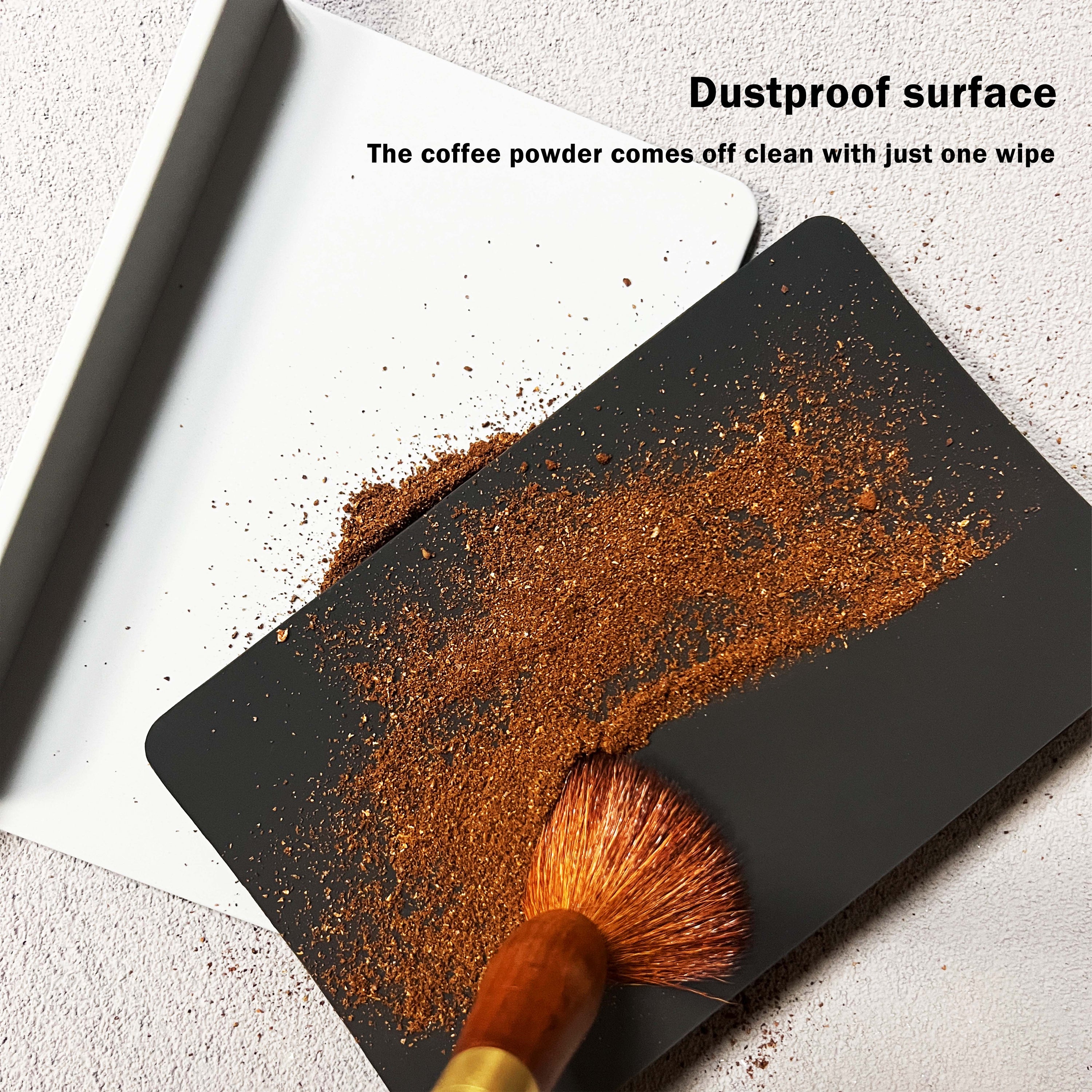 NEOUZA Espresso Tamper Mat, Coffee Corner Tamping Station, Silicone Food Grade Pad for Bottomless Portafilter Home Kitchen Office Bar Shop