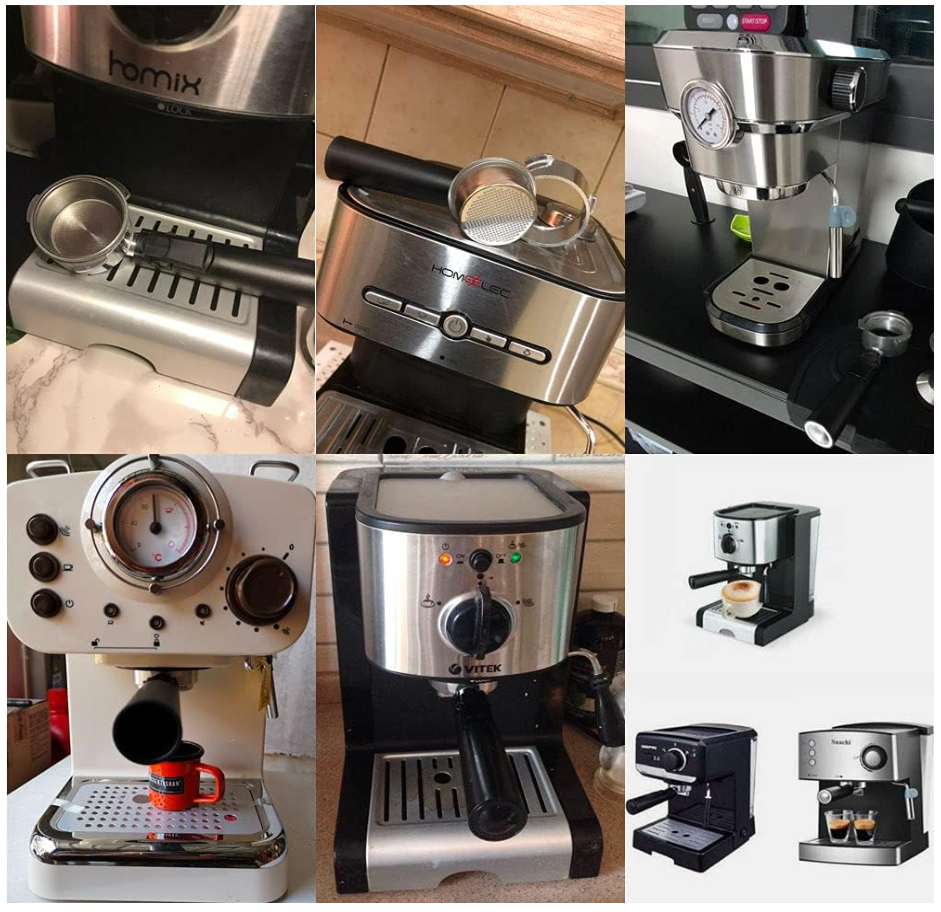 NEOUZA 51mm Portafilter with Two Spouts & Non-Pressurized Basket, Fits Donlim, Duchess, Giselle, Gevi & More, Stainless Steel