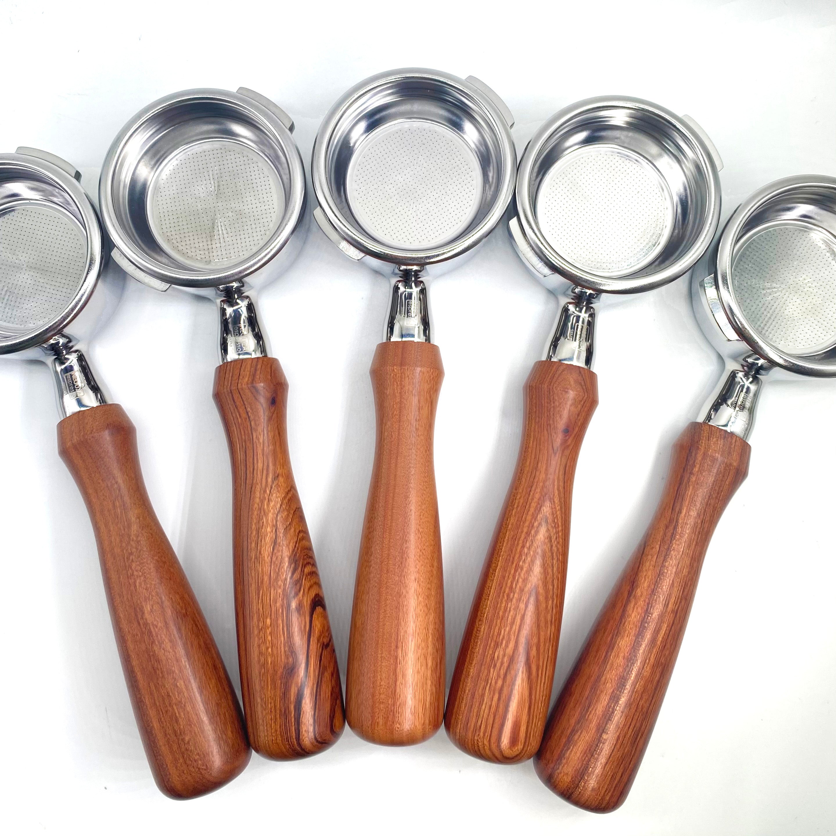 Juego de portafiltros sin fondo NEOUZA de 58 mm para cafeteras espresso compatibles con GAGGIA Classic Pro 304 de acero inoxidable con dos asas