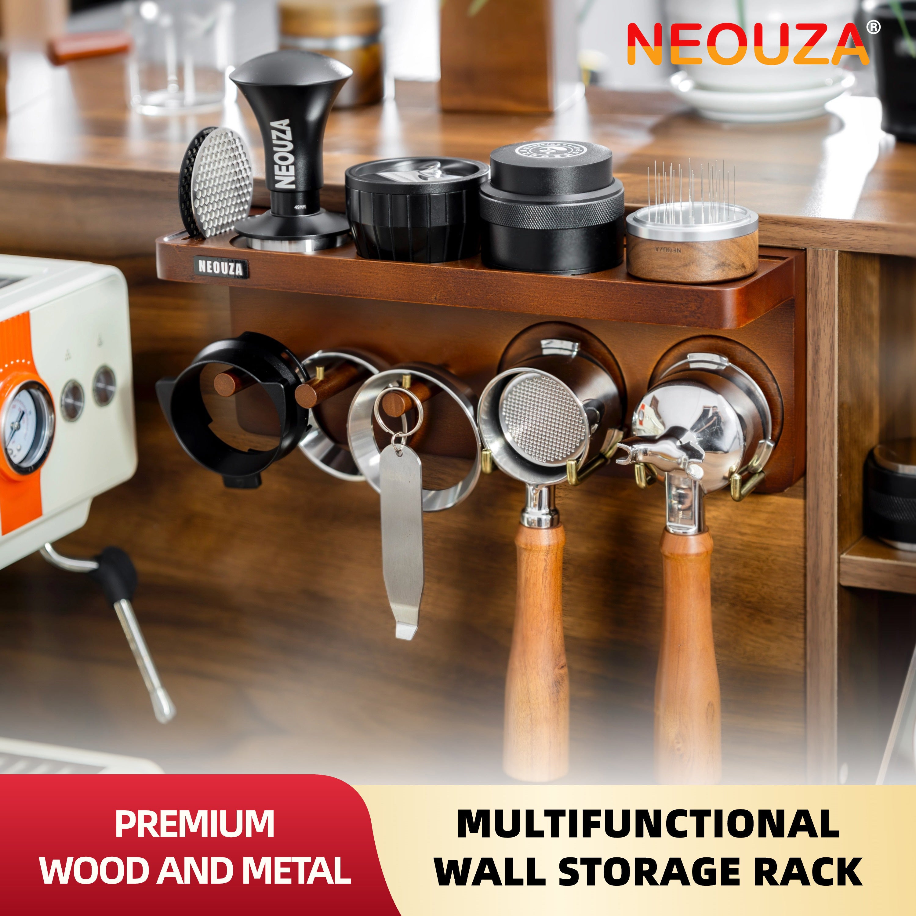 Supporto Portafiltro In Legno Base Per Pressino Normcore - In Supporto Portafiltro In Legno Base Per Pressino Normcore - In