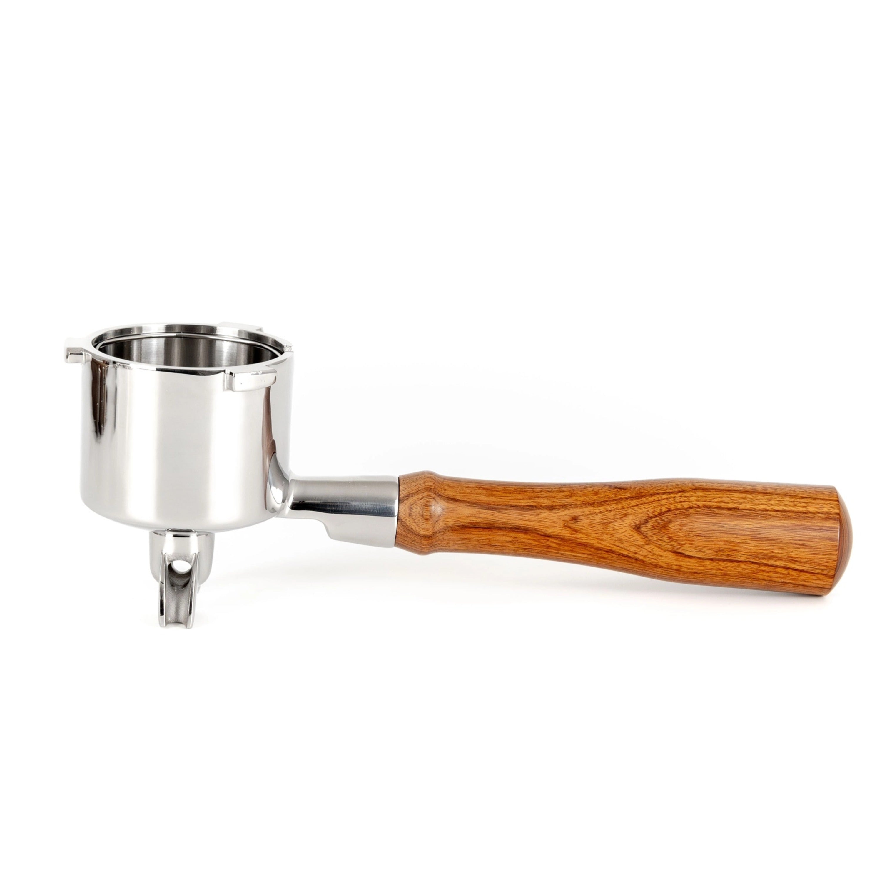 NEOUZA 51 mm Espresso-Siebträger mit Doppelausläufen, kompatibel mit Delonghi La Specialista EC9155/9255/9335/9355/9665/9865, Edelstahl 304 