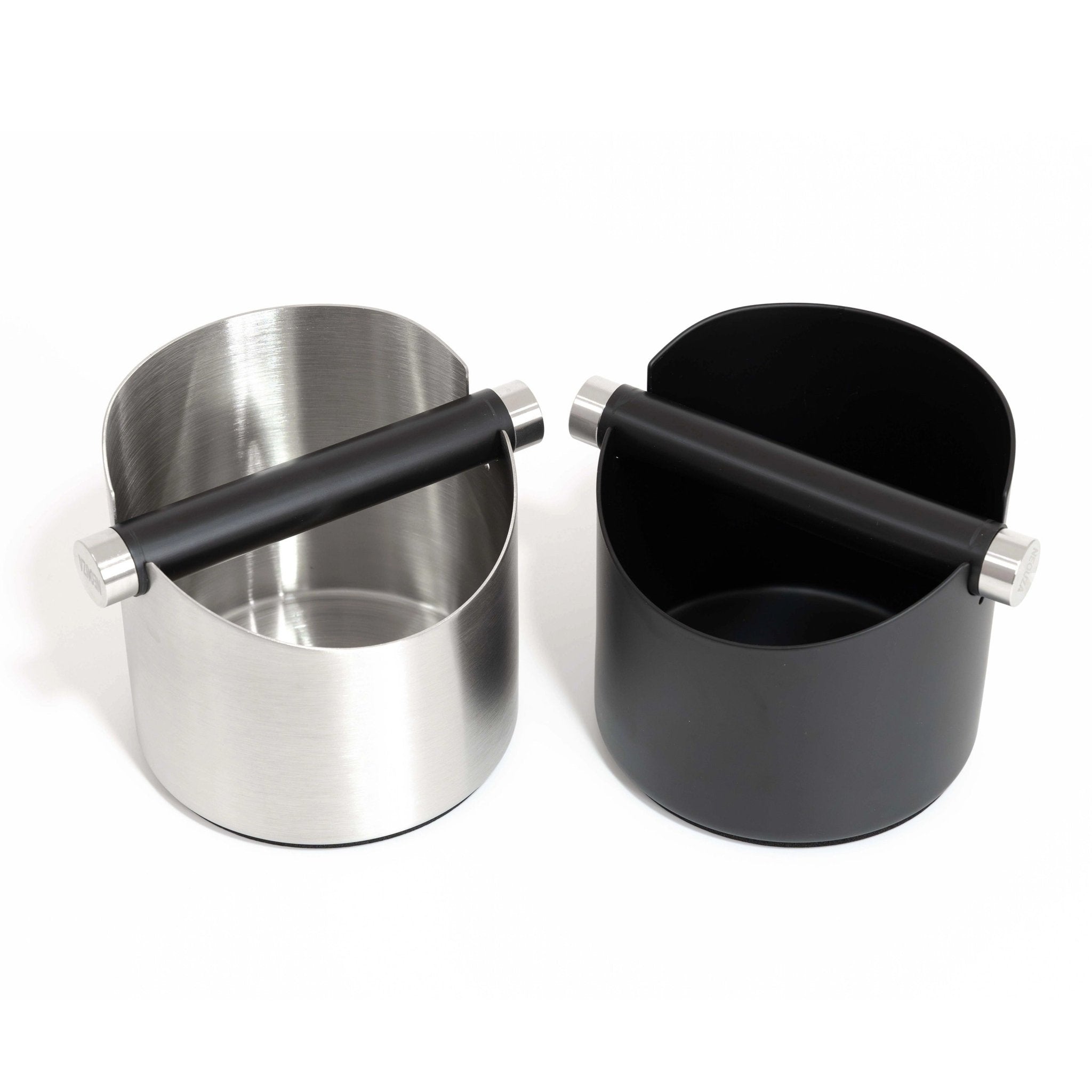 NEOUZA Heavy Duty Stainless Steel Knock Box, Large Capacity Coffee Grounds Dump Bin, Barista Grade, Shock-Absorbent with Removable Bar - NEOUZA Official Website