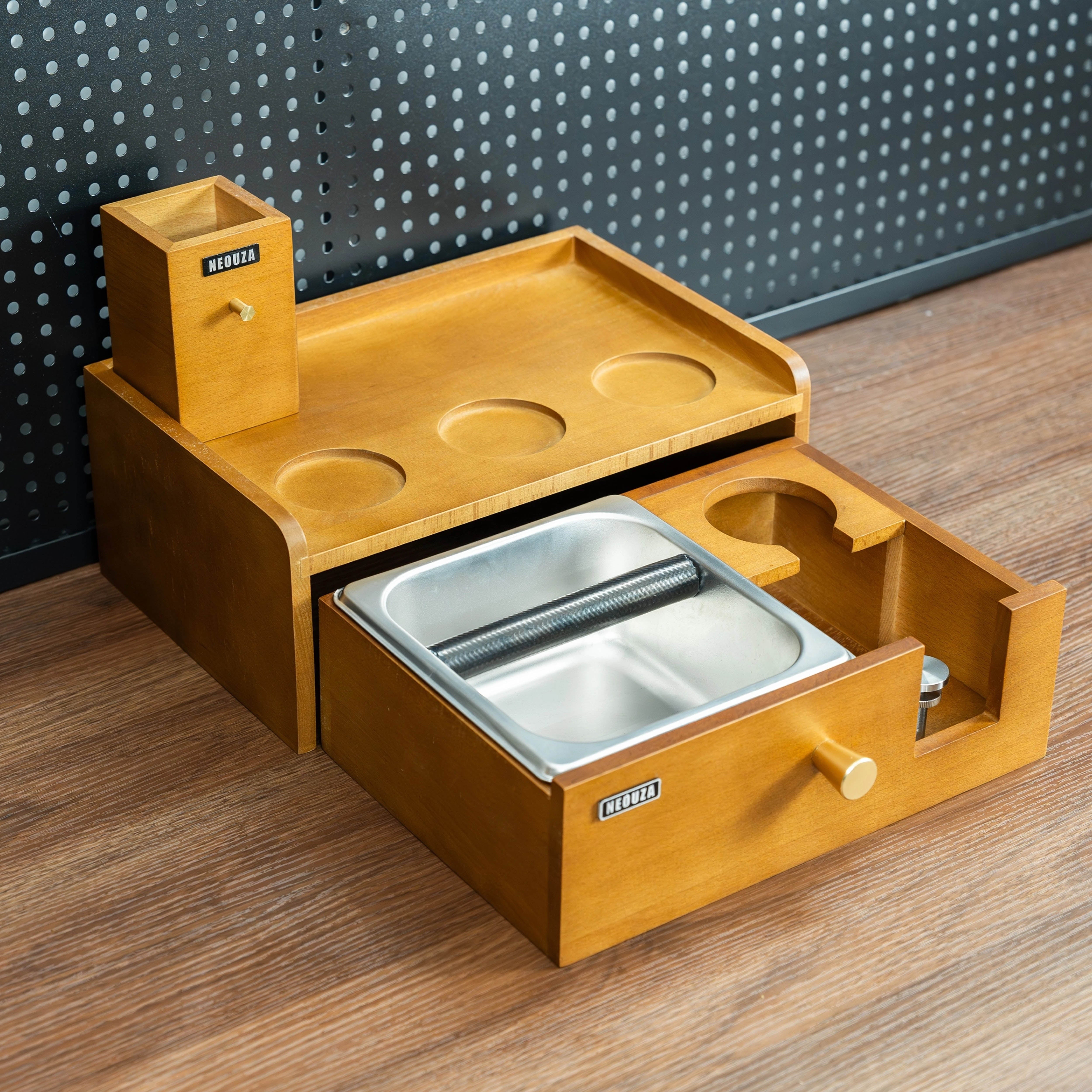 NEOUZA Multi-Functional Barista Station | Built-in Knock Box