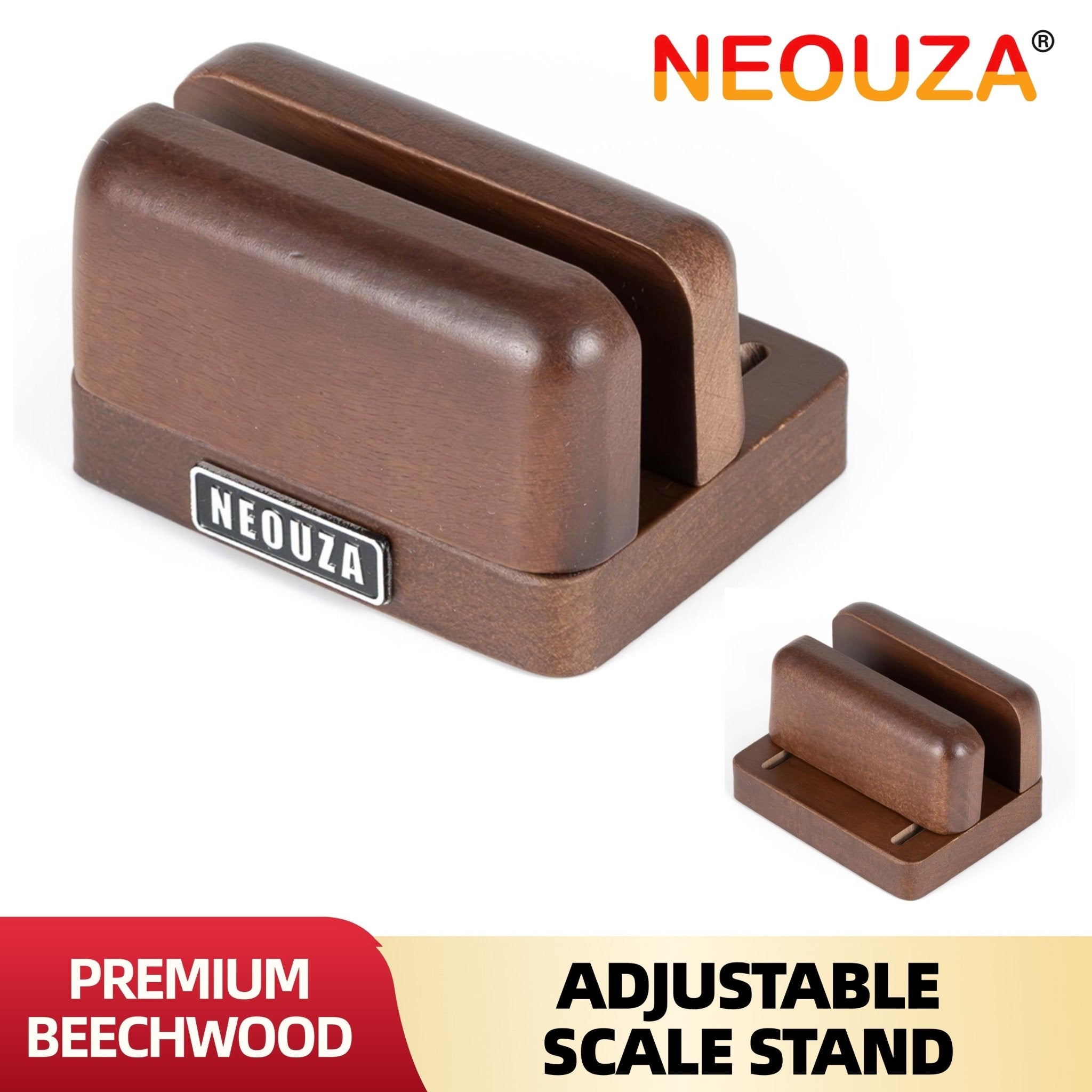 NEOUZA Adjustable Scale Stand for Digital Coffee Scal | Phone and Tablet Stand | Laptop Stand | Multi-Device Stand | Beechwood - NEOUZA Official Website