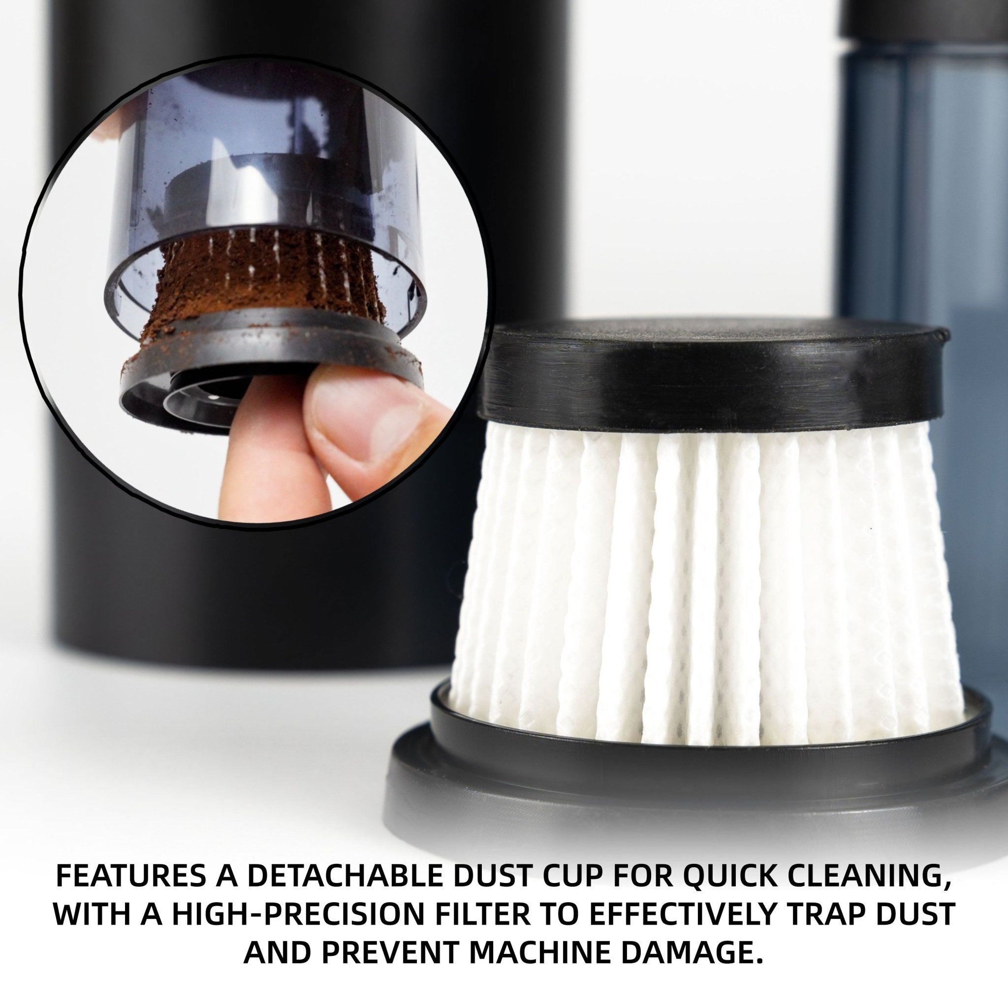 NEOUZA Handheld Vacuum Cleaner, Coffee Powder Dust Cleaner, Bar Counter Brush,Coffee Brush, High Suction Mini Home Appliances Cleaning Tools - NEOUZA Official Website
