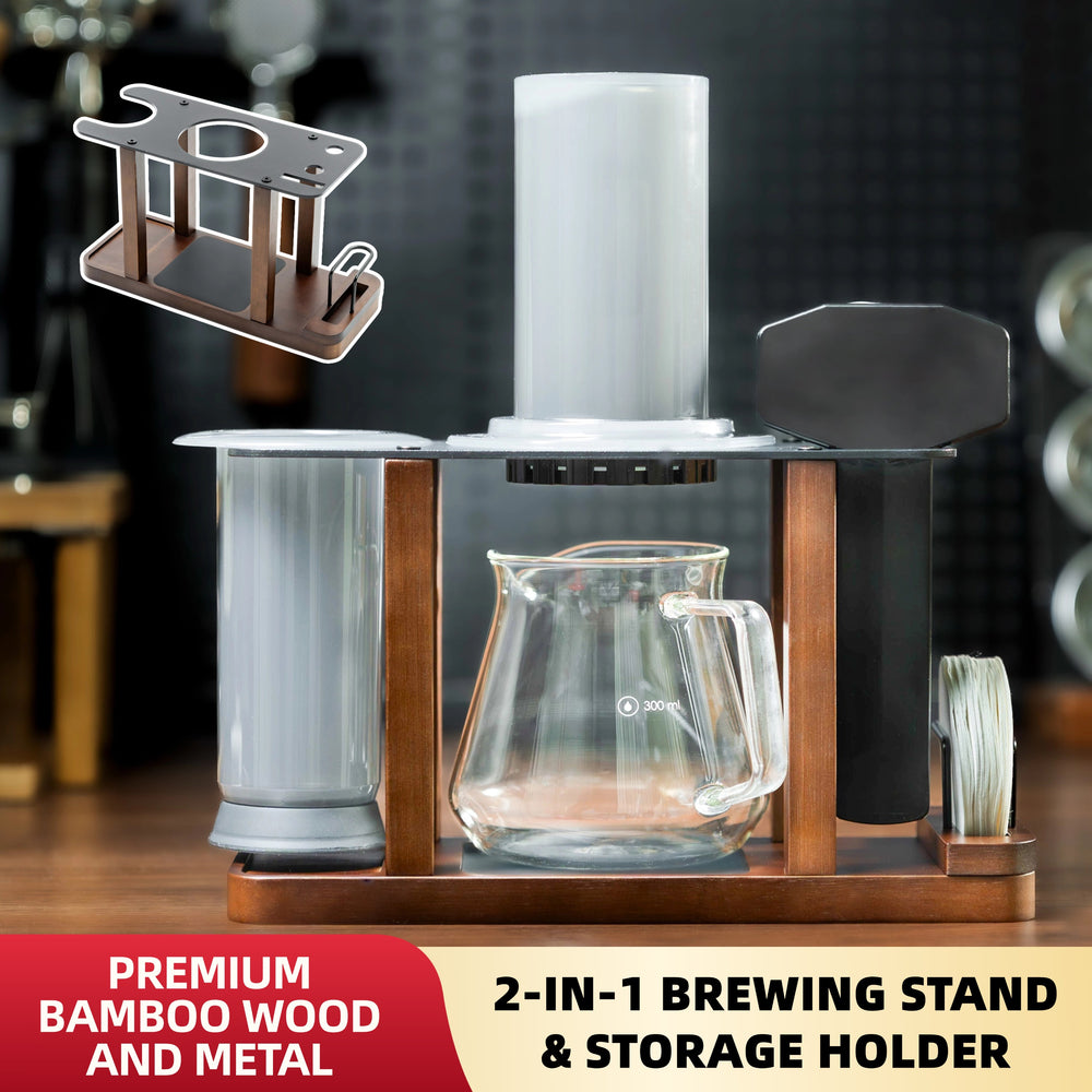 NEOUZA Organizer Stand for AeroPress 2-in-1 Press & Dry Rack
