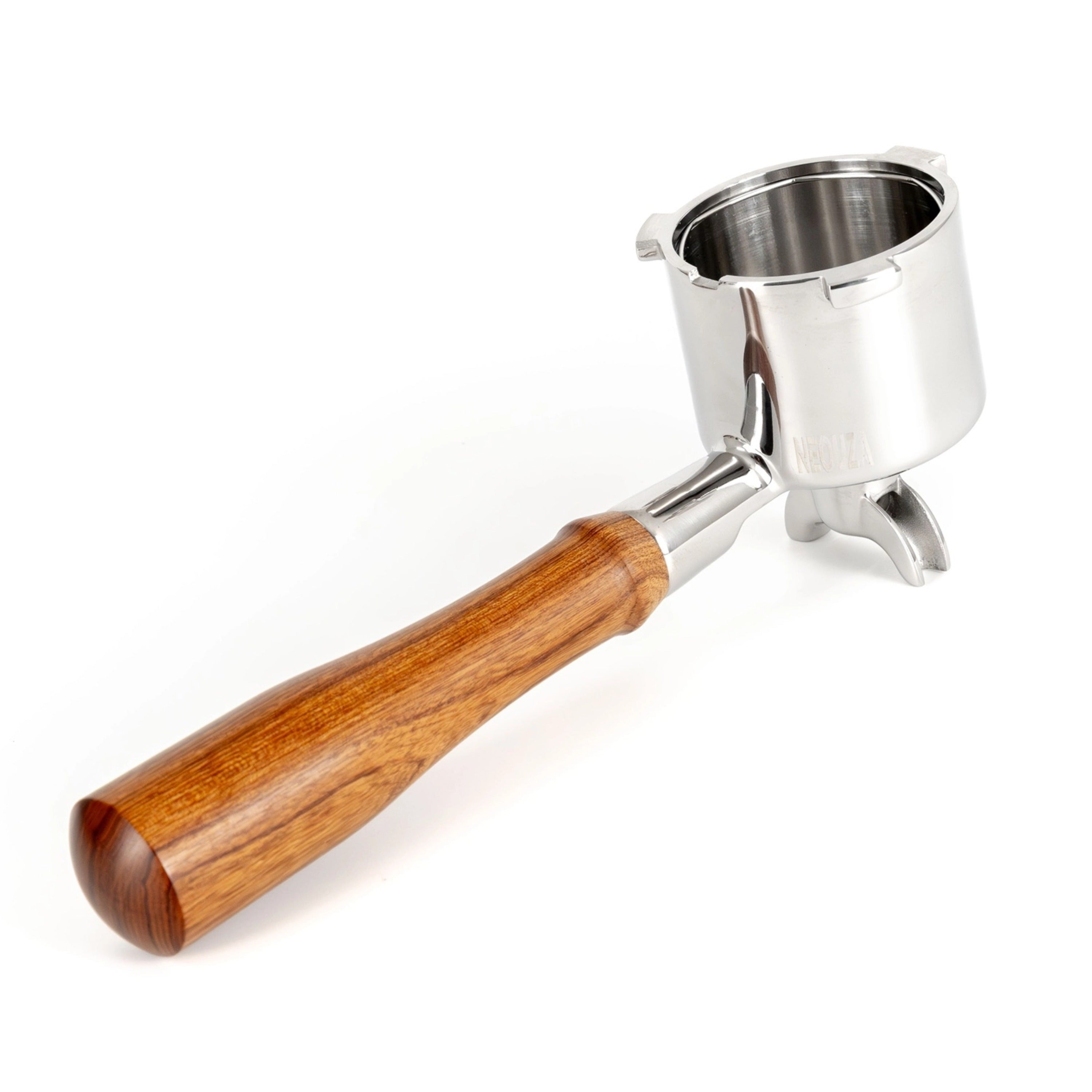 NEOUZA 51 mm Espresso-Siebträger mit Doppelausläufen, kompatibel mit Delonghi La Specialista EC9155/9255/9335/9355/9665/9865, Edelstahl 304 