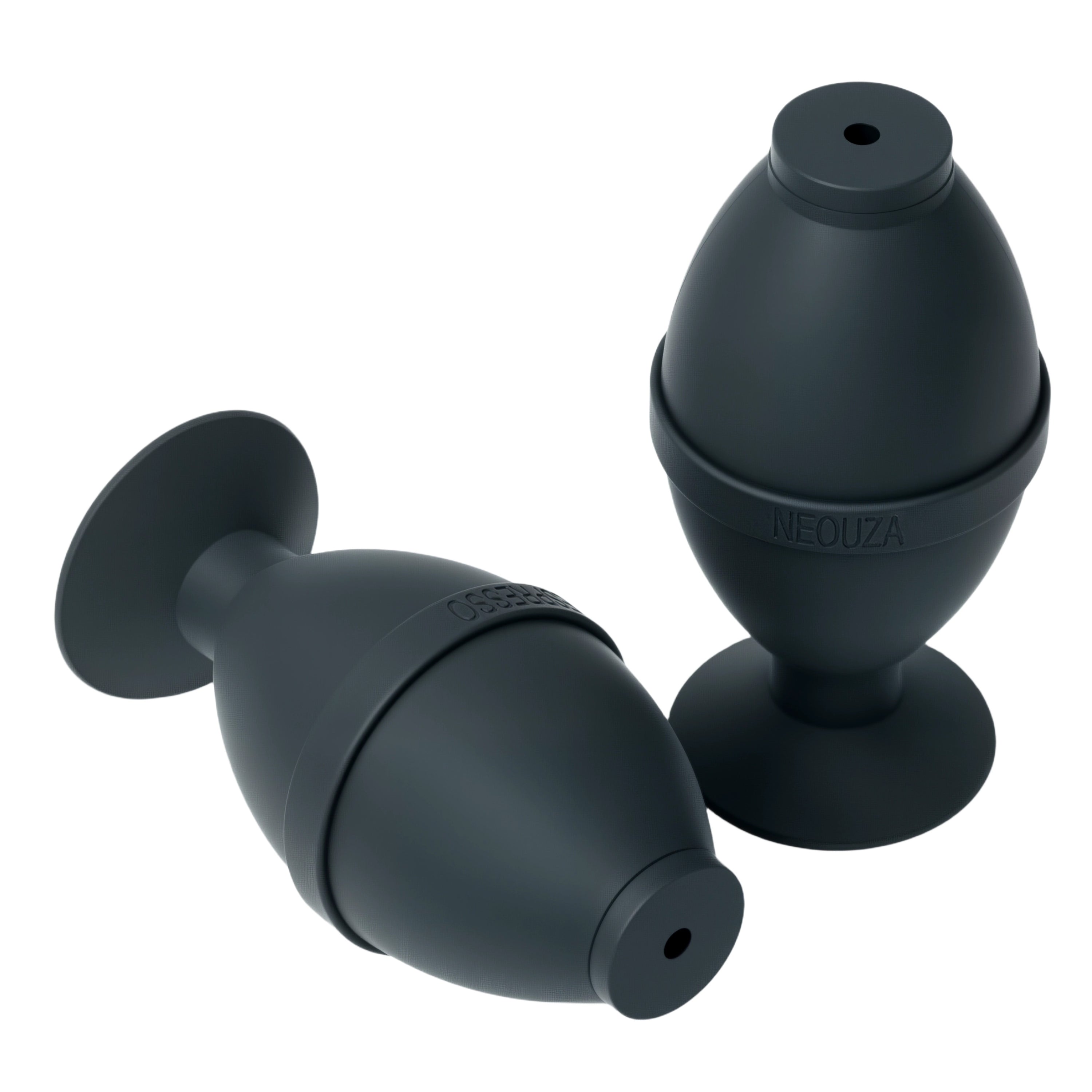 NEOUZA Coffee air blower, silent no-tap residue bin coffee grounds cleaning tool, silicone washable