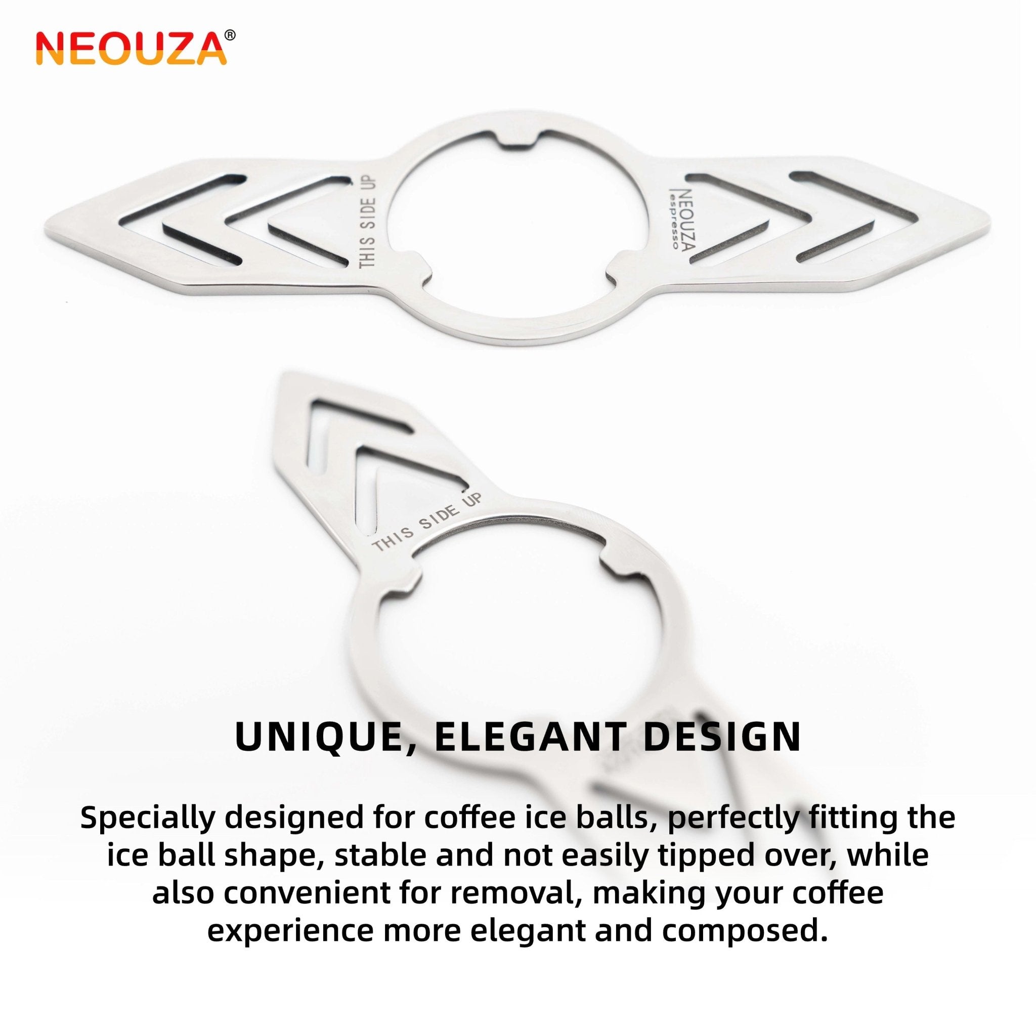 NEOUZA Espresso Extract Chilling Ball, Stainless Steel Frozen Ball Stand for Coffee Machine, Ice Ball for Pour Over Coffee - NEOUZA Official Website