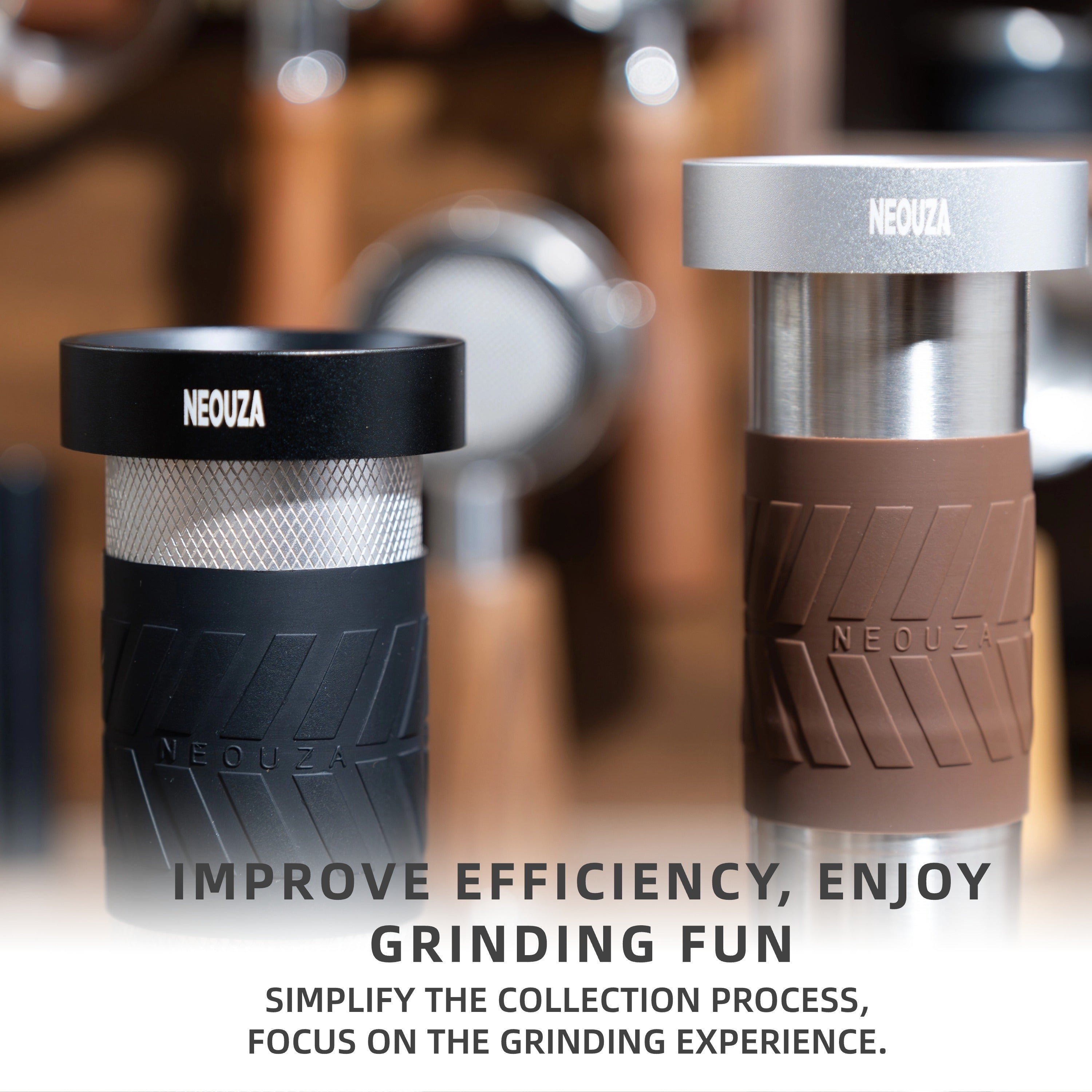 NEOUZA Manual Coffee Grinder Ring - Spill Proof Bean Funnel for