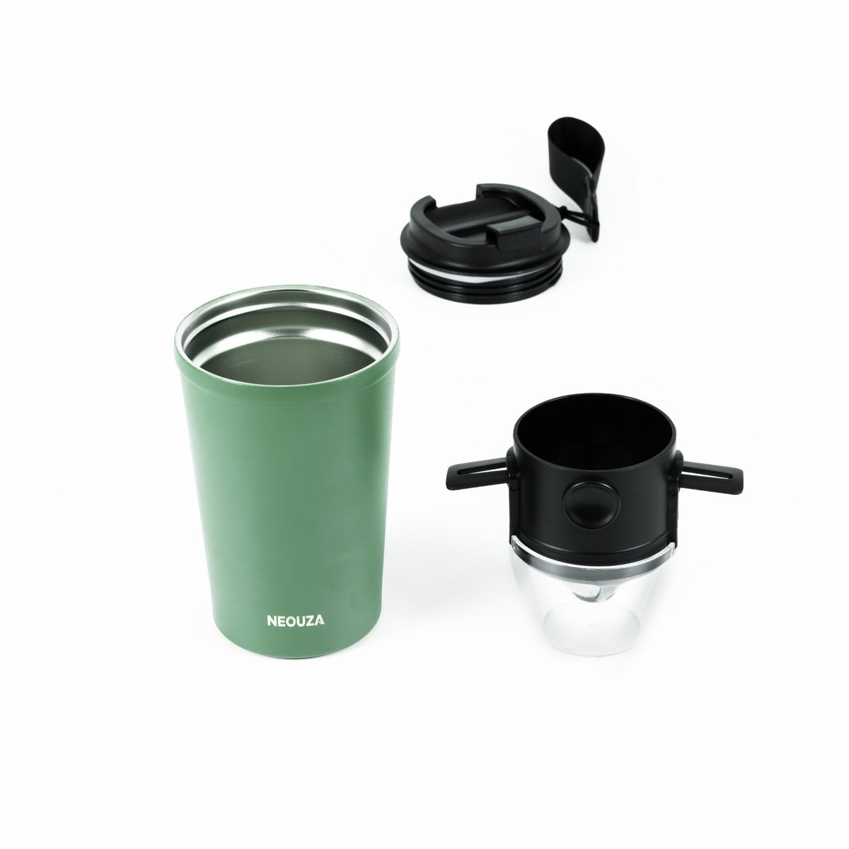NEOUZA Pour Over Coffee Dripper with Vacuum Insulated Tumbler, Reusable Stainless Steel Coffee Filter, Portable Collapsible Paperless Coffee Maker for Camping, Travel - NEOUZA Official Website
