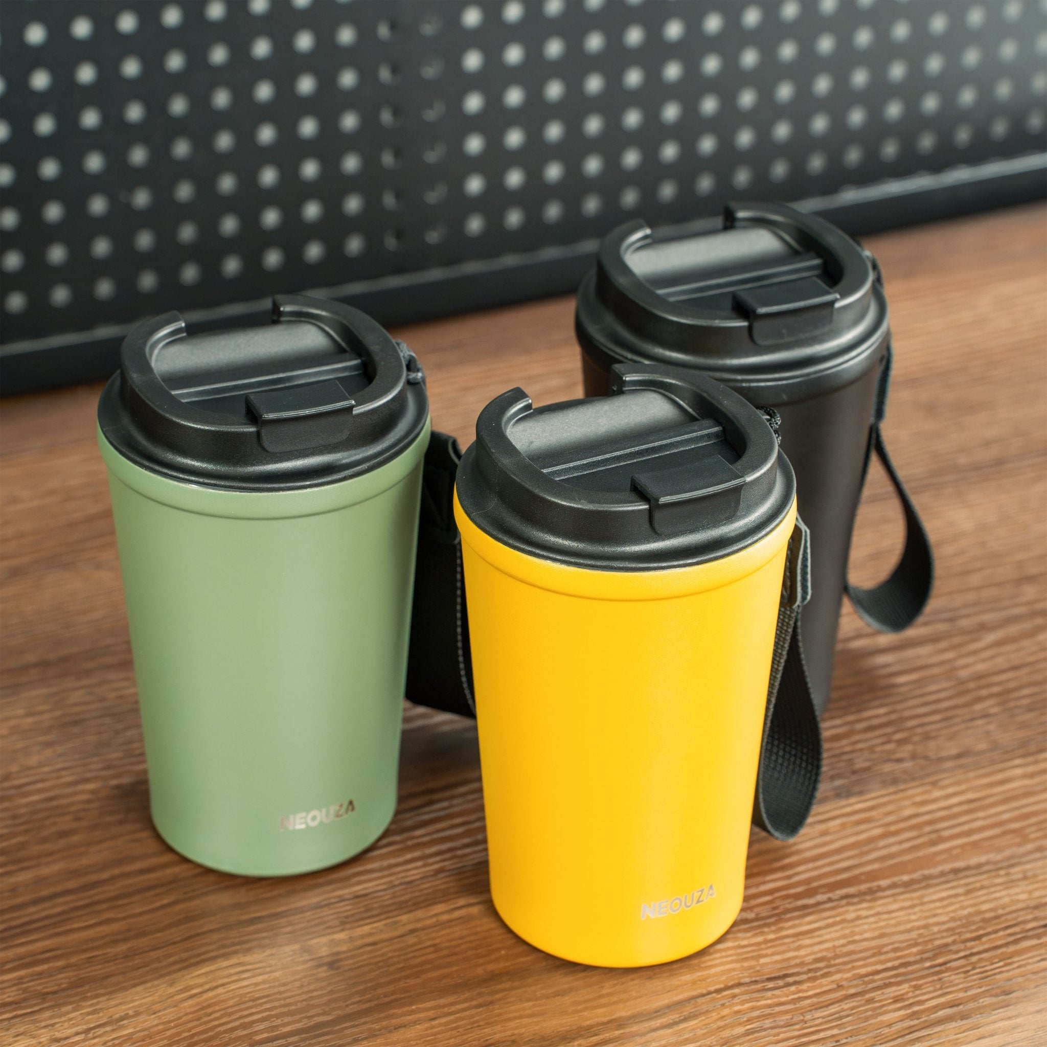 NEOUZA 380ml/12.8oz Vacuum Insulated Tumbler, 316 Stainless Steel, Spill-Proof Travel Coffee Mug with Lid for Hot and Cold Drinks, Durable Thermos Cup for Commuting and Office Use - NEOUZA Official Website
