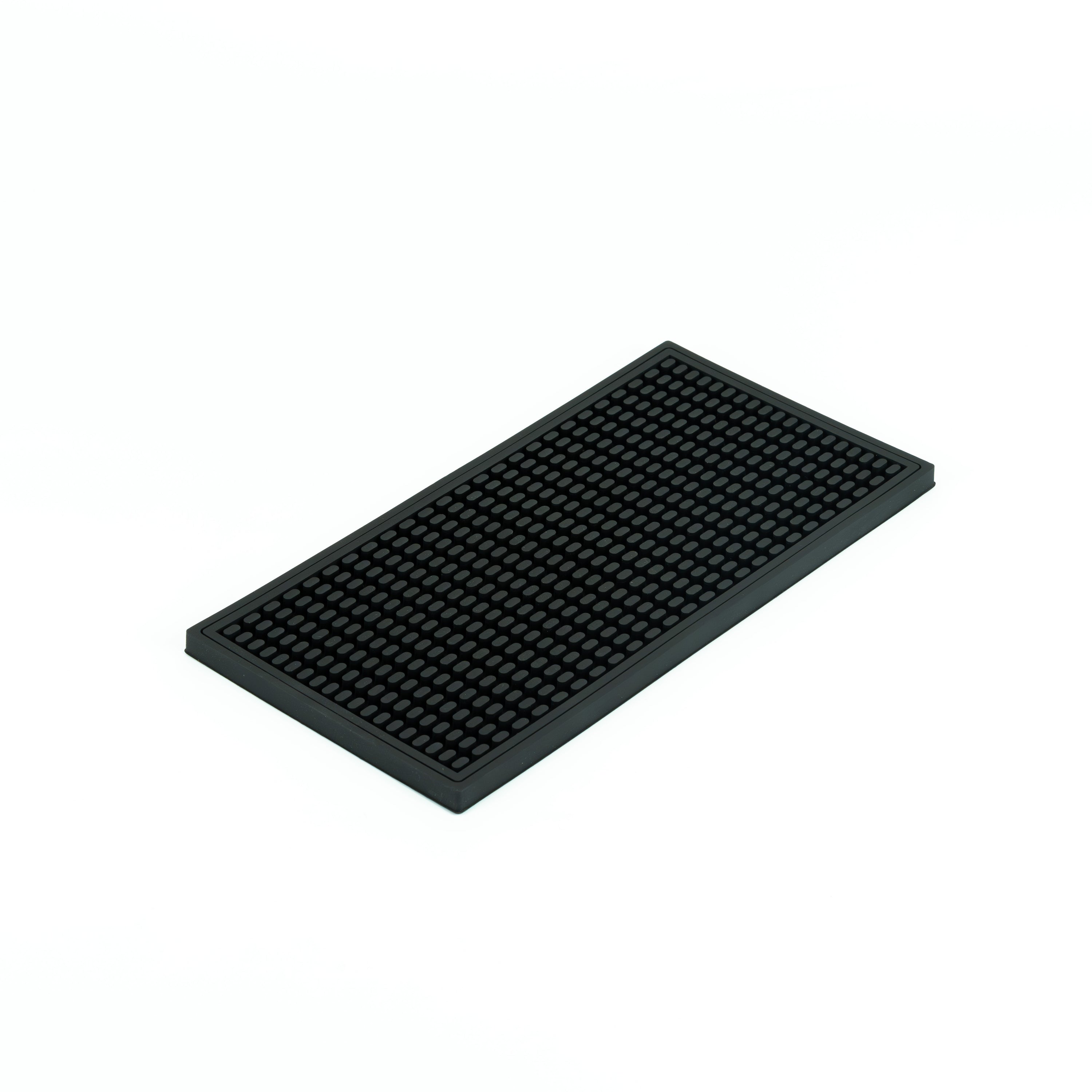 NEOUZA Silicone Bar Mat for Countertop, Heat-Resistant and Spill-Proof Bartending Mat, Modern Minimalist Style Cup Coaster for Home Bar and Coffee Bar