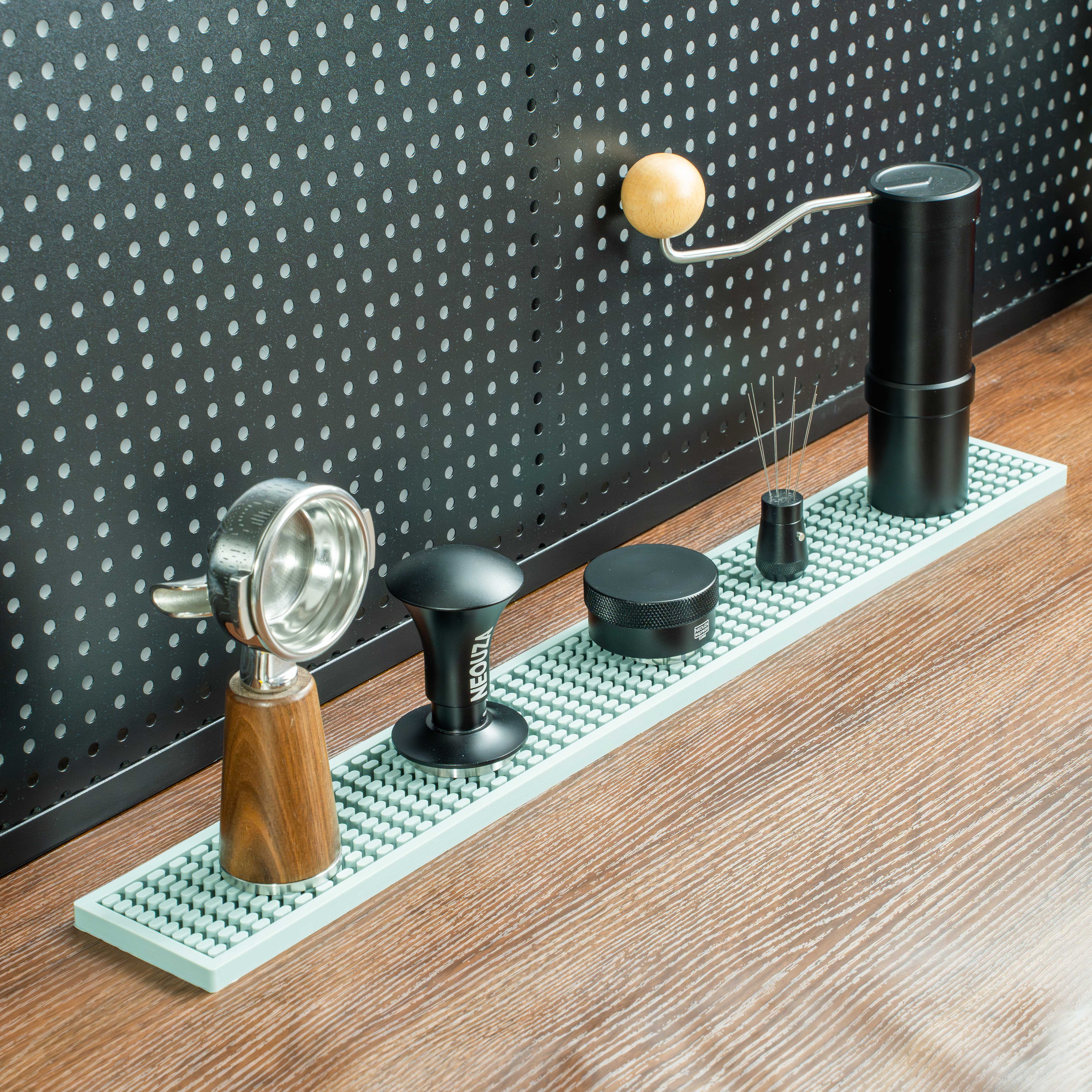 NEOUZA Silicone Bar Mat for Countertop, Heat-Resistant and Spill