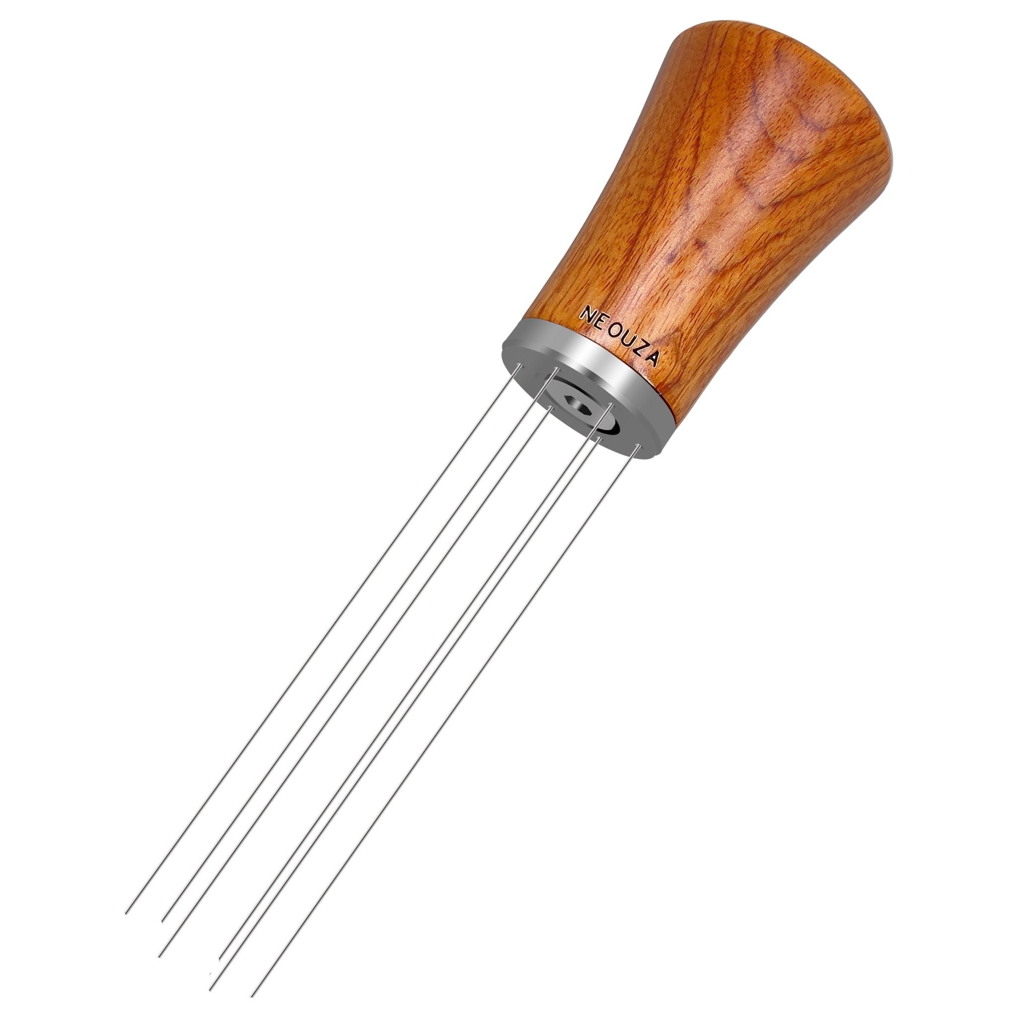 NEOUZA Coffee WDT Distribution Tool Accessories, Wooden Handle, 0.4mm 6 Stainless Needles, Espresso Powder Stirrer - NEOUZA Official Website