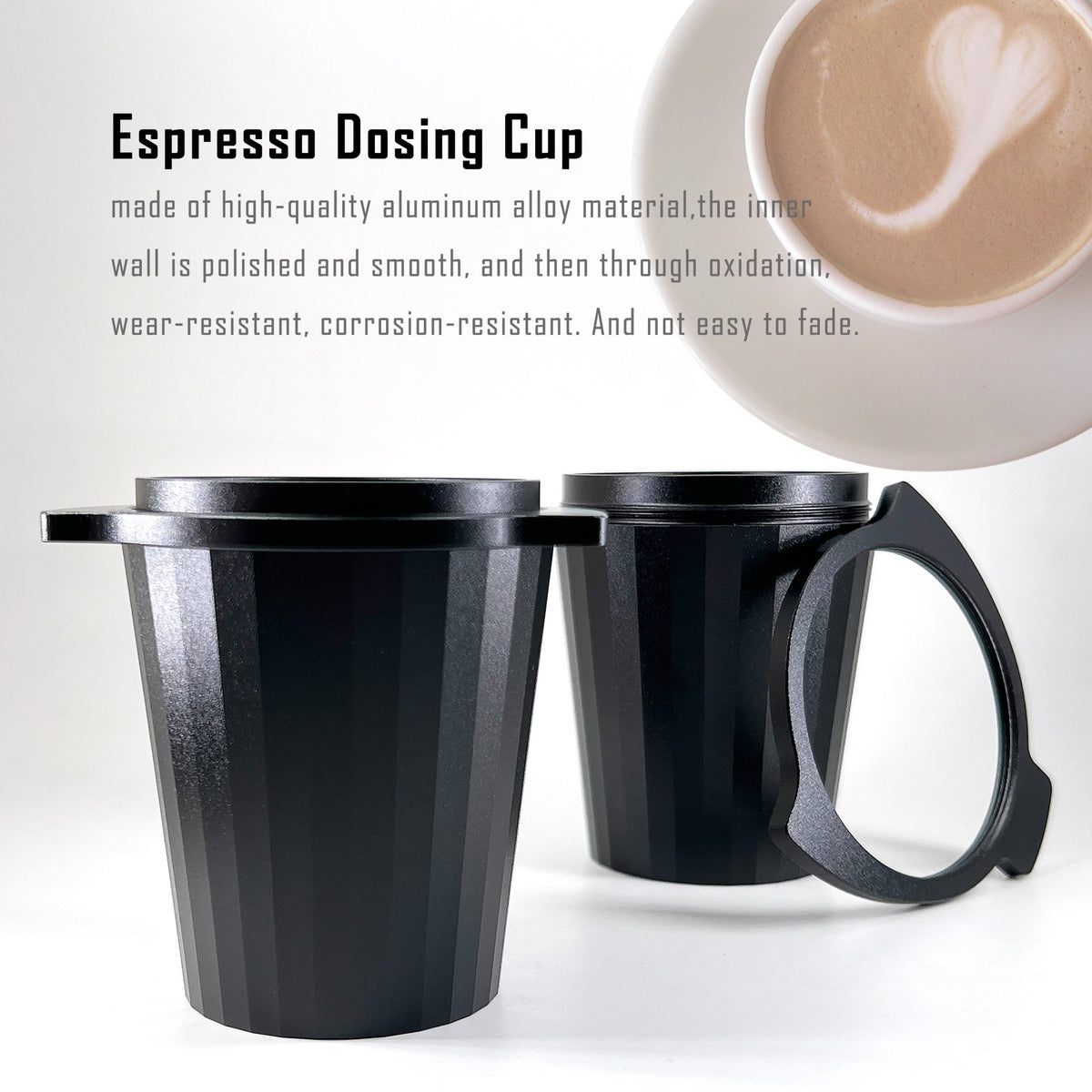 NEOUZA 54mm Espresso Funnel Dosing Cup Aluminum Alloy RDT Spray Compatible for Breville Sage 8 Series 870/875/878/880 Portafilter Coffee Grinder - NEOUZA Official Website