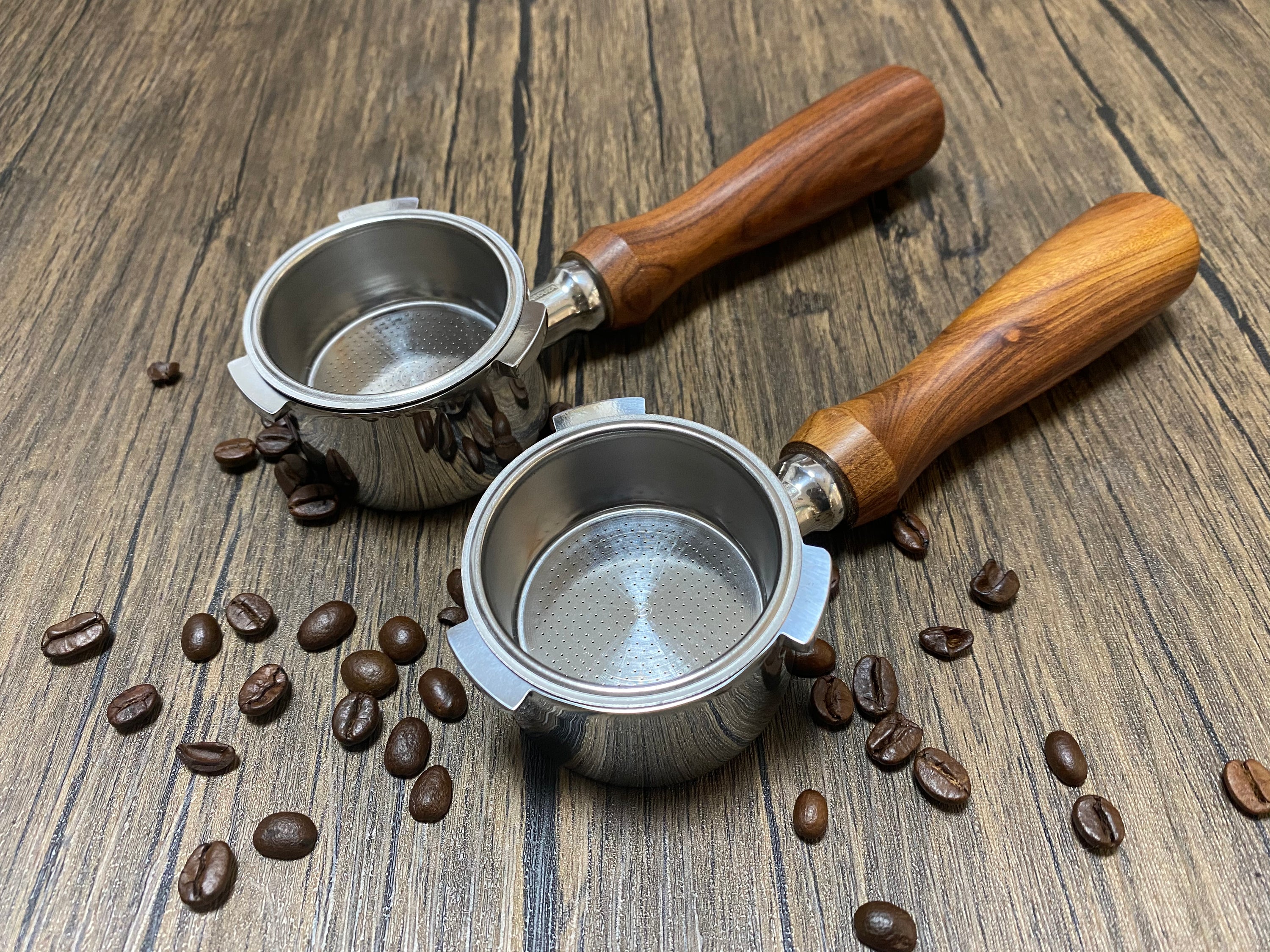 Portafiltro Senza Fondo MORILS 51mm Per DeLonghi Dedica - Acciaio Inox Con Manico Legno - Foto 9