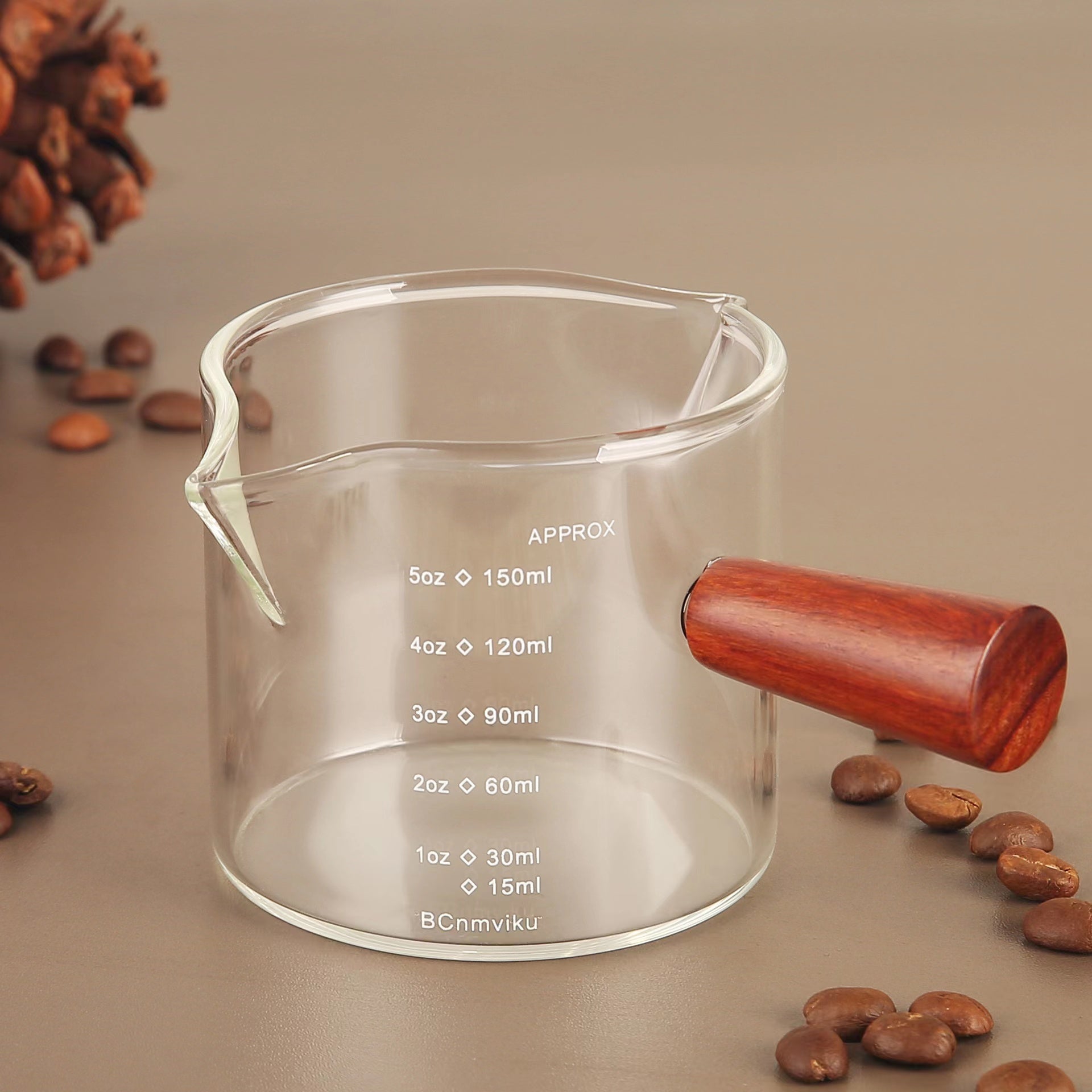 NEOUZA Espresso Measuring Glass Shot Glass Measuring Cup Coffee Measuring Glass