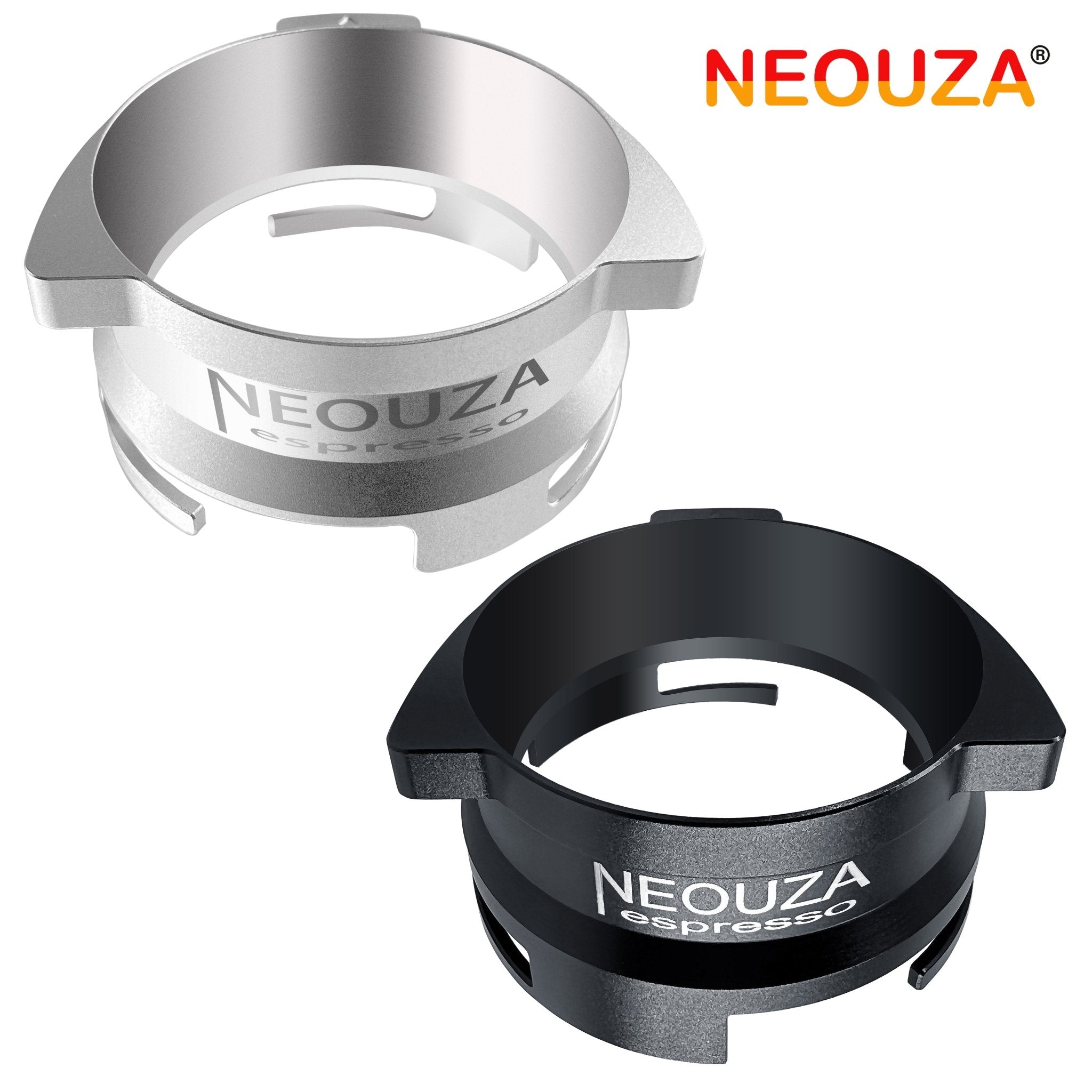 NEOUZA 54mm Dosing Funnel with Grinder Trigger, Hands-Free Auto Dose for Breville BES870/875/878/880 Portafilter - NEOUZA Official Website