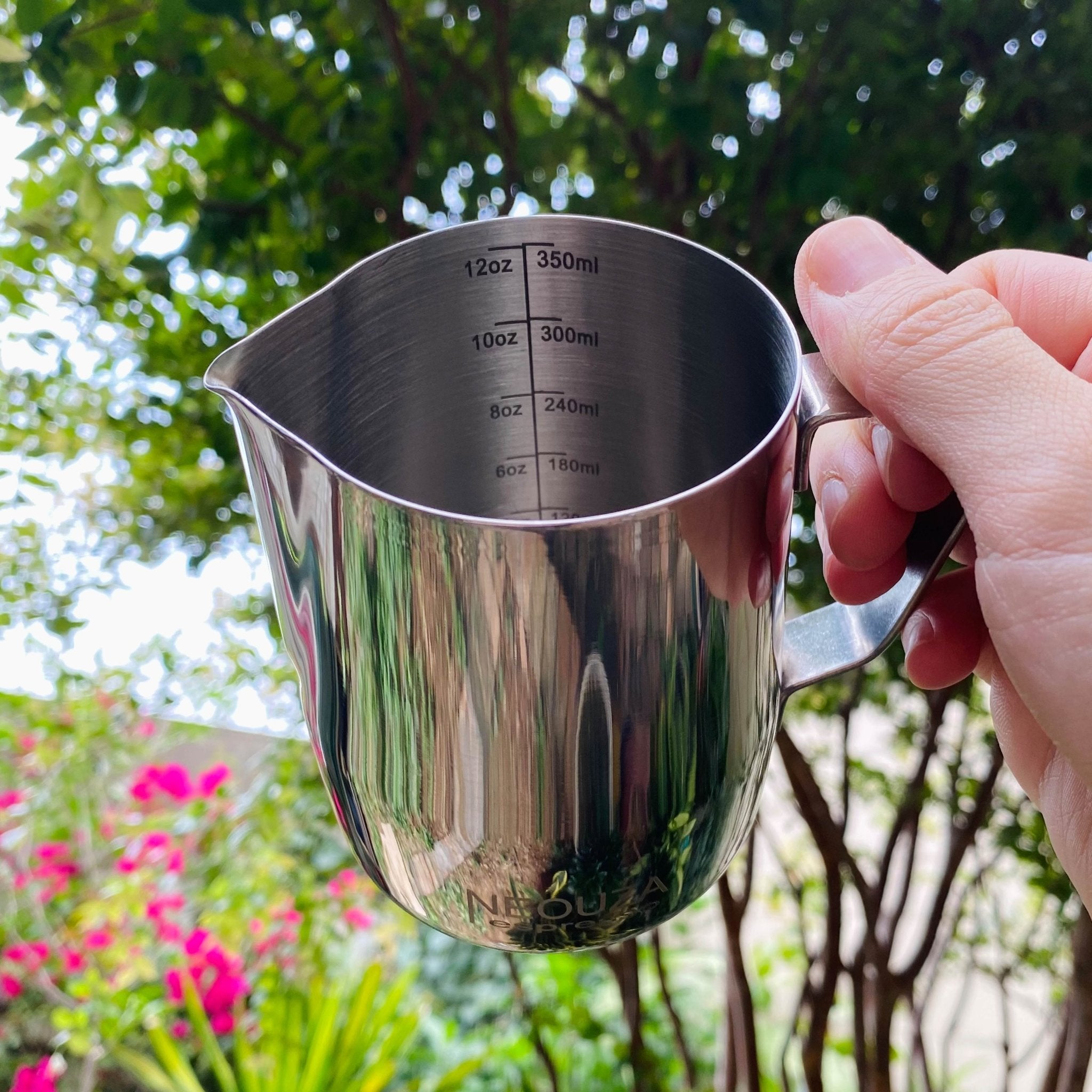 NEOUZA Coffee Milk Frothing Pitcher Cup,Espresso Steaming Pitcher,Latte Art Cup (600ml/350ml) - NEOUZA Official Website
