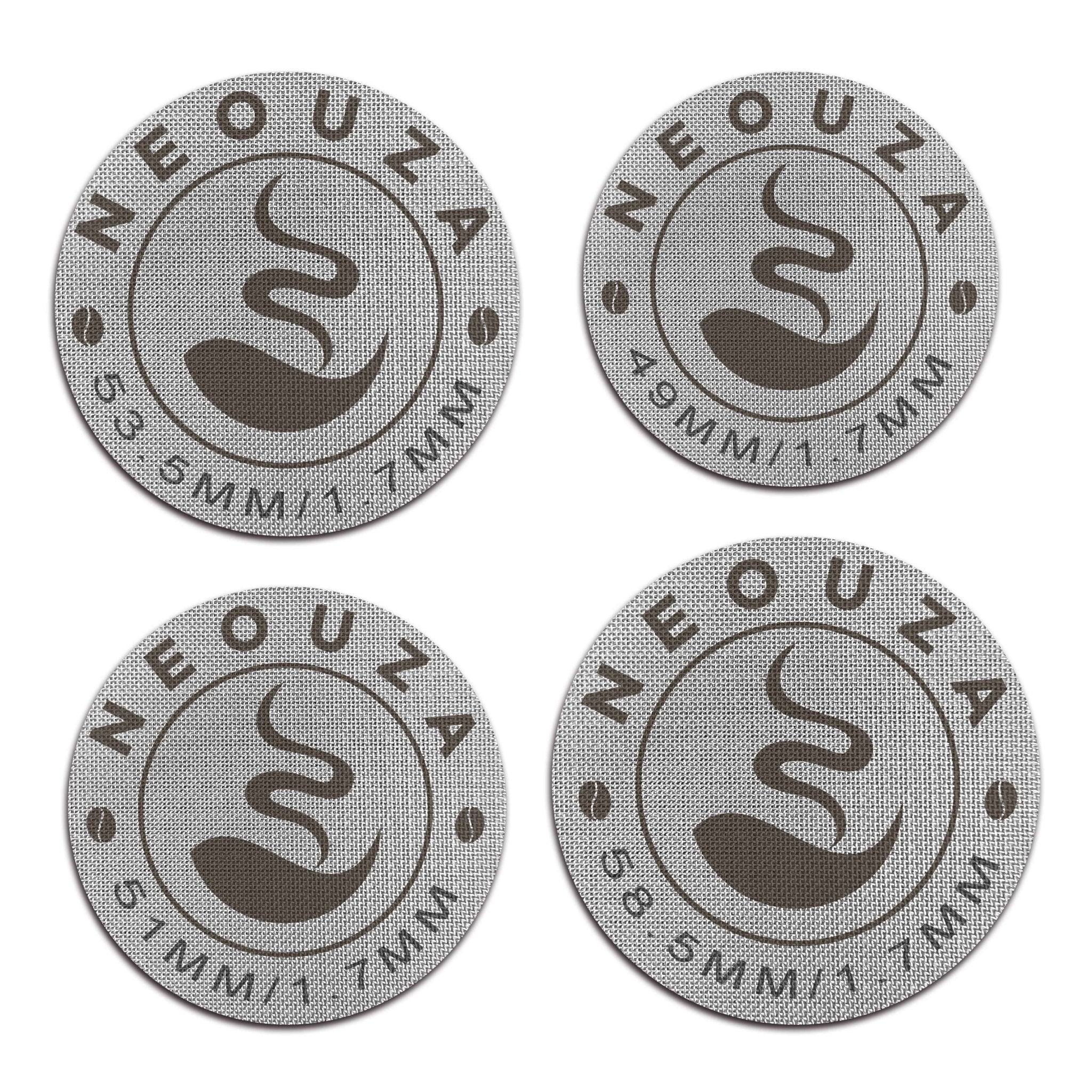 Espresso Pucksieb 53,35 Mm, 0,9 Mm Ultradünn - 2 Stück, Edelstahl, Für Bessere Kaffeeextraktion