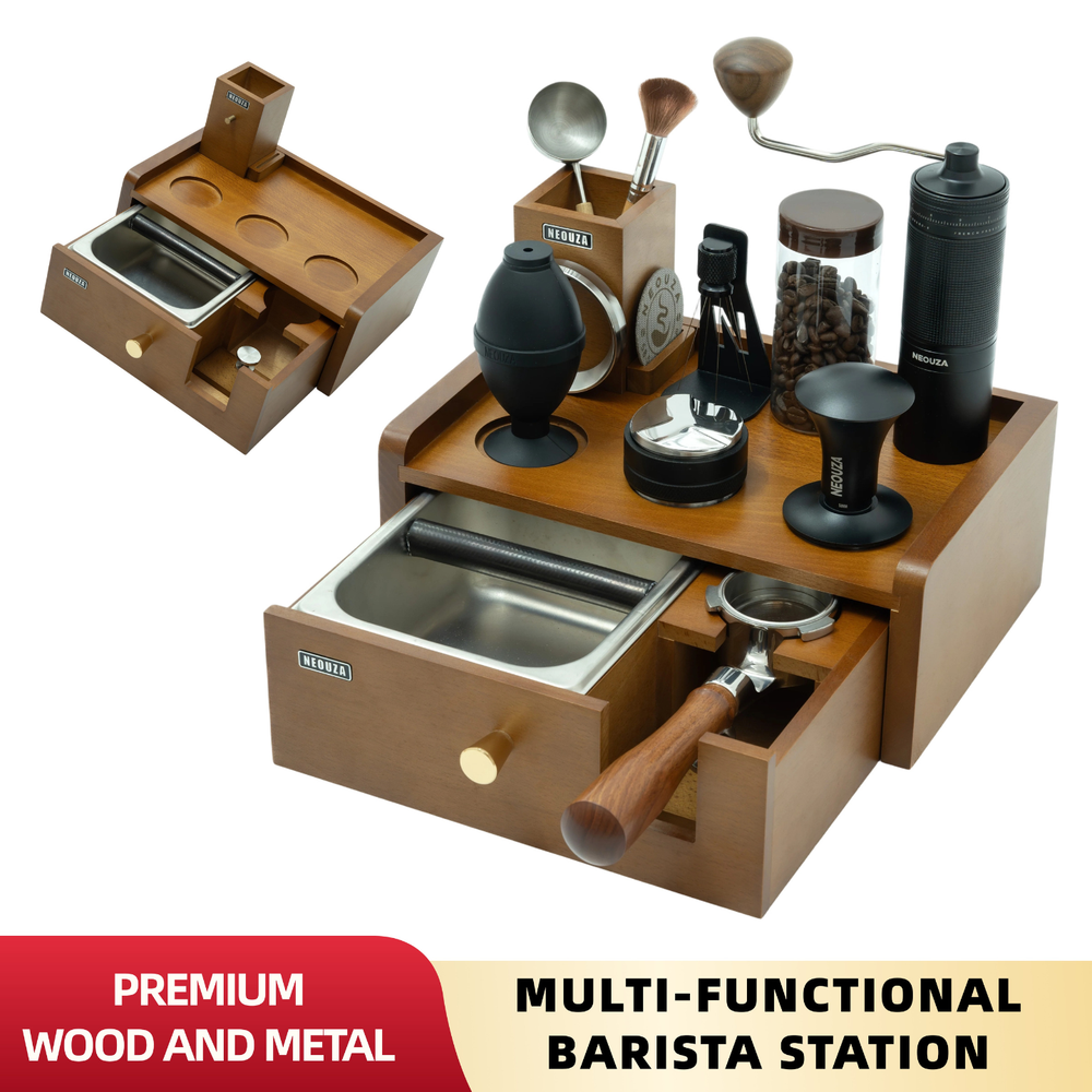 NEOUZA Multi-Functional Barista Station | Built-in Knock Box NEOUZA Multi-Functional Barista Station | Built-in Knock Box