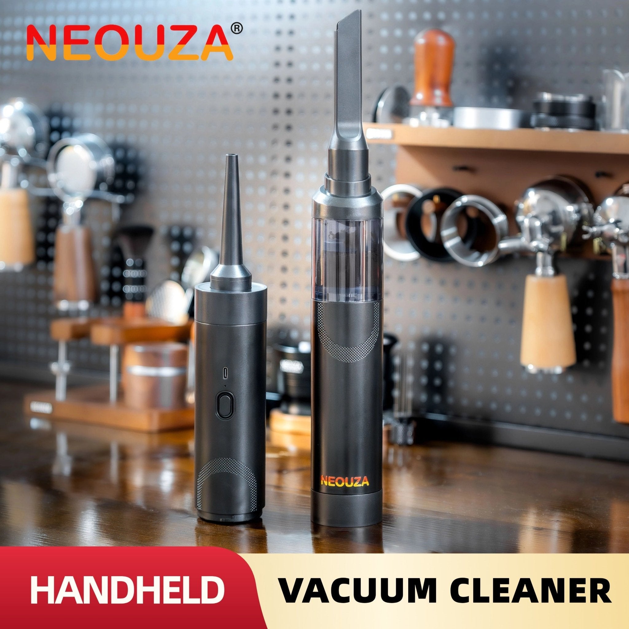 NEOUZA Handheld Vacuum Cleaner, Coffee Powder Dust Cleaner, Bar Counter Brush,Coffee Brush, High Suction Mini Home Appliances Cleaning Tools - NEOUZA Official Website