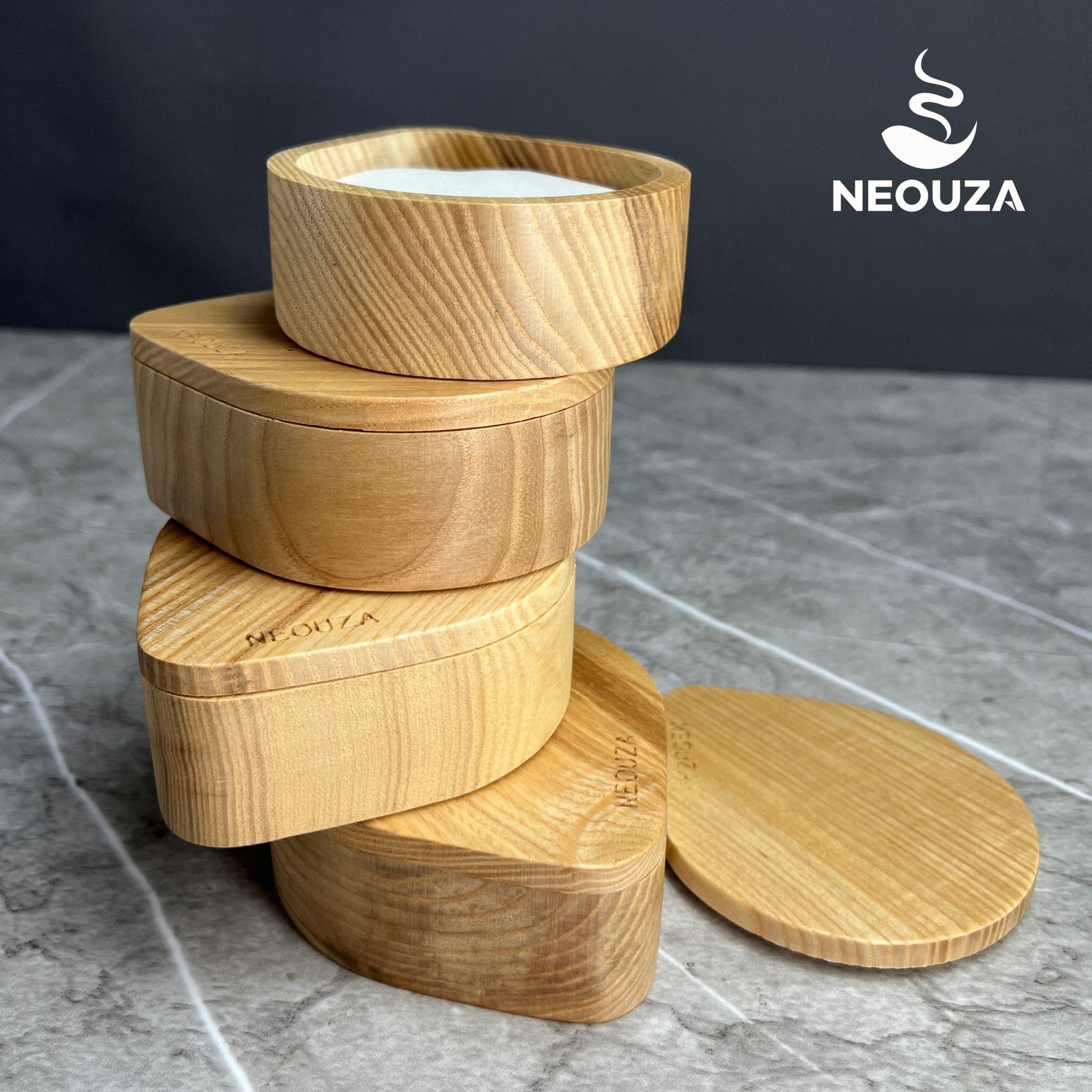 NEOUZA Coffee Round Paper Filter Holder Puck Screen Container for Espresso Machine Portafilter Moka Pot AeroPress, White Ash - NEOUZA Official Website