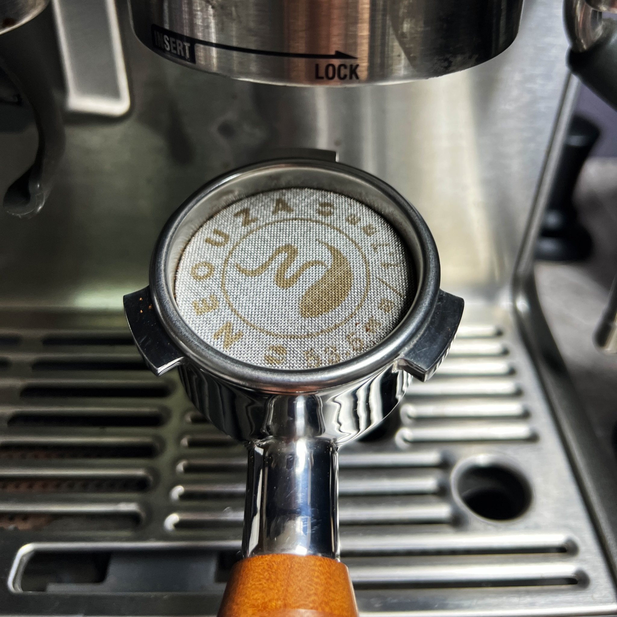 Espresso Pucksieb 53,35 Mm, 0,9 Mm Ultradünn - 2 Stück, Edelstahl, Für Bessere Kaffeeextraktion