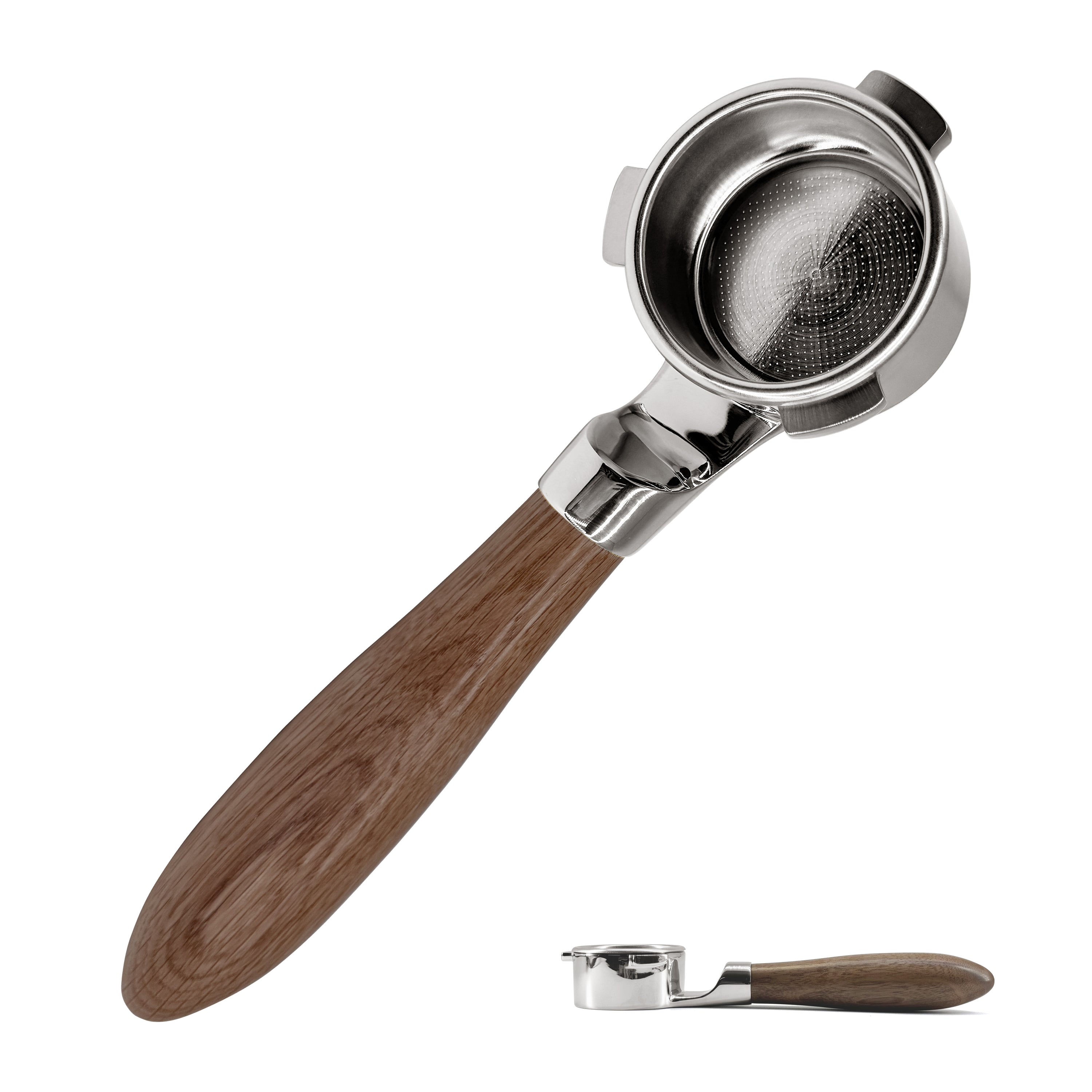 NEOUZA 54mm Bottomless Portafilter, Flat Base for Stability