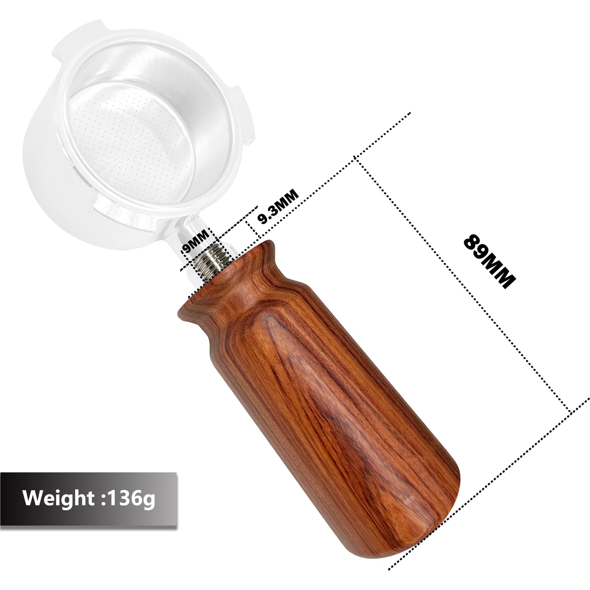 Neouza M10 M12 Rosewood Handle Handle Pure Solid Wood Espresso Machine Wooden Handle Coffee Machine Tool Accessories - NEOUZA Official Website