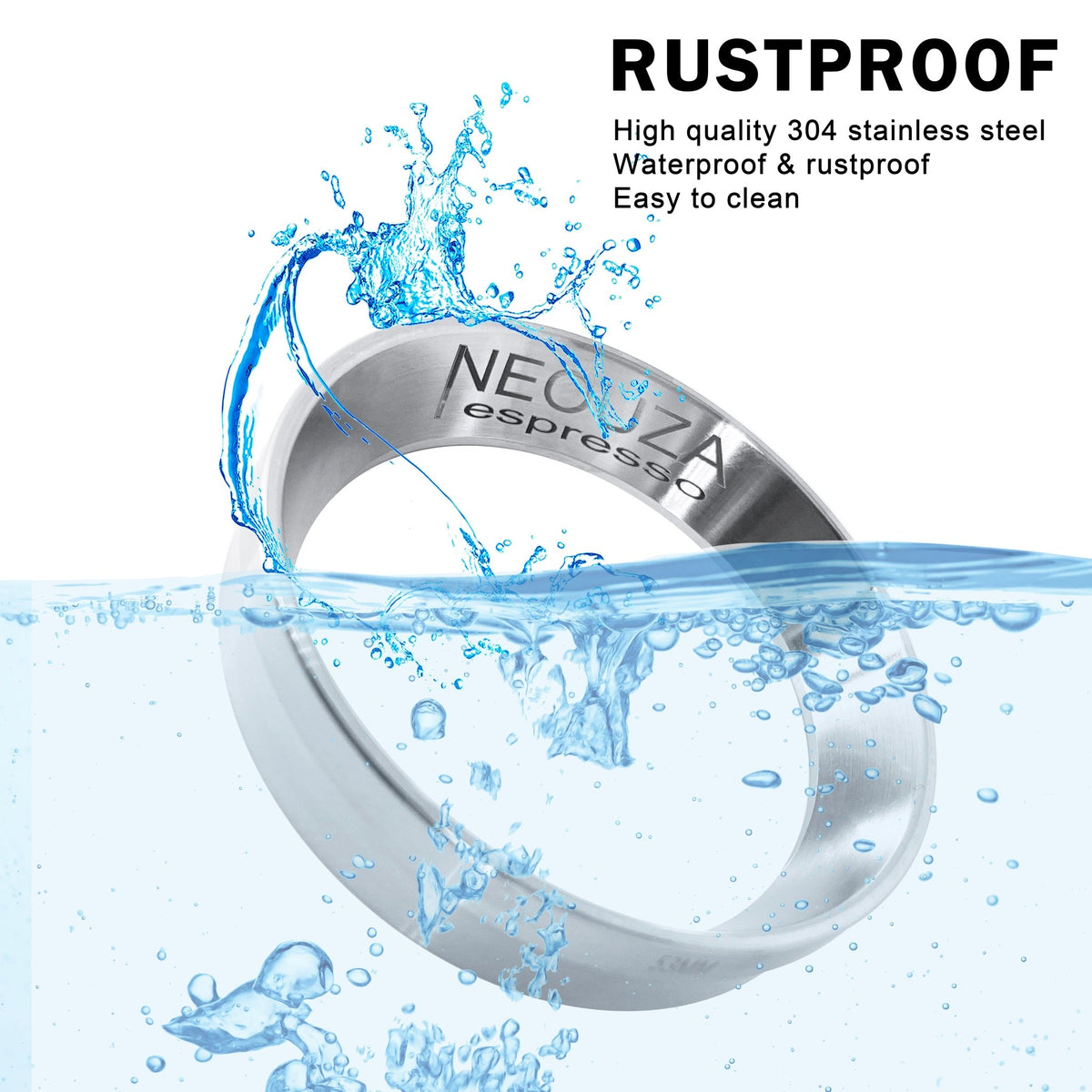 NEOUZA Espresso Dosing Funnel Ring Stainless Steel Compatible with Coffee Machine Portafilter for Tamping - NEOUZA Official Website
