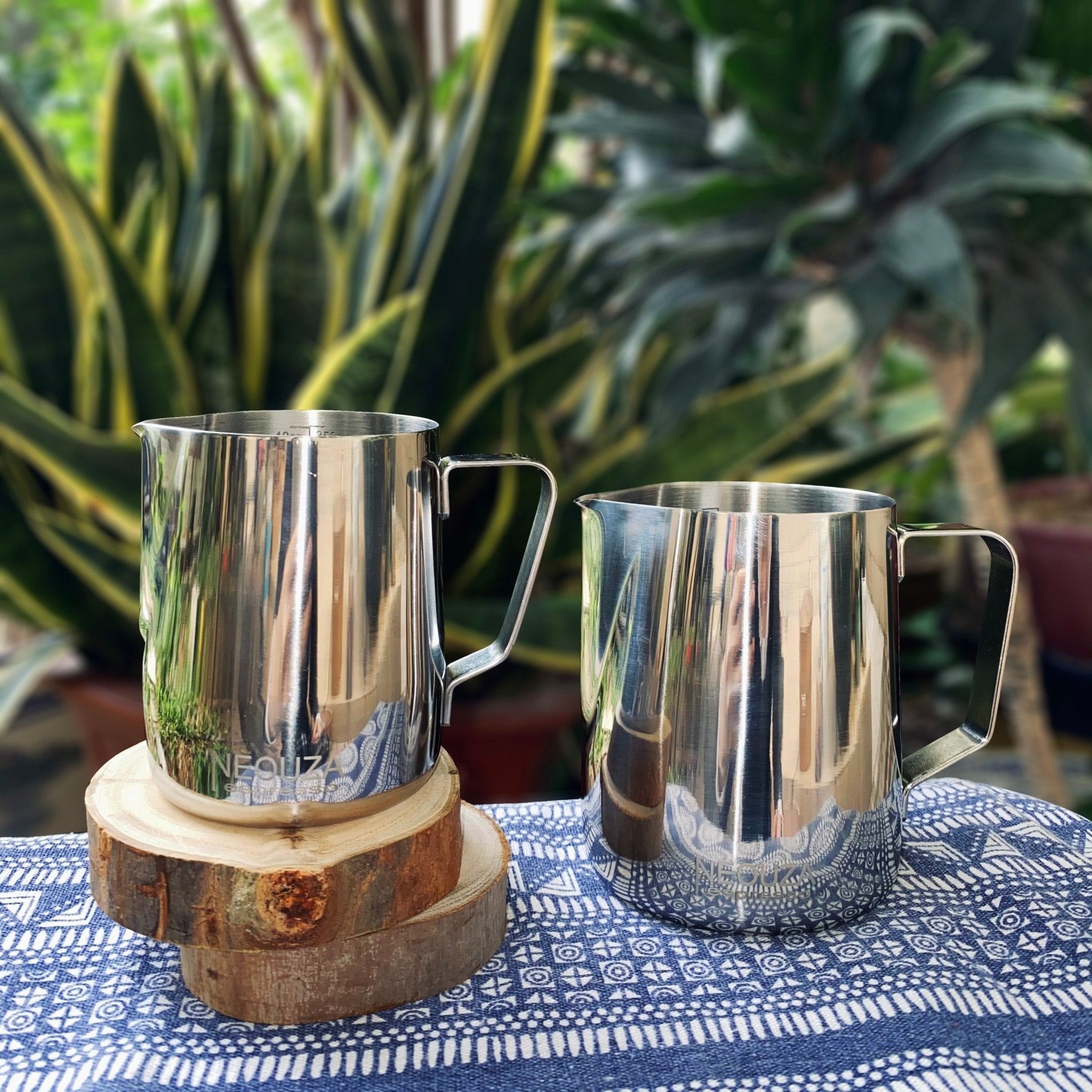 NEOUZA Coffee Milk Frothing Pitcher Cup,Espresso Steaming Pitcher,Latte Art Cup (600ml/350ml) - NEOUZA Official Website