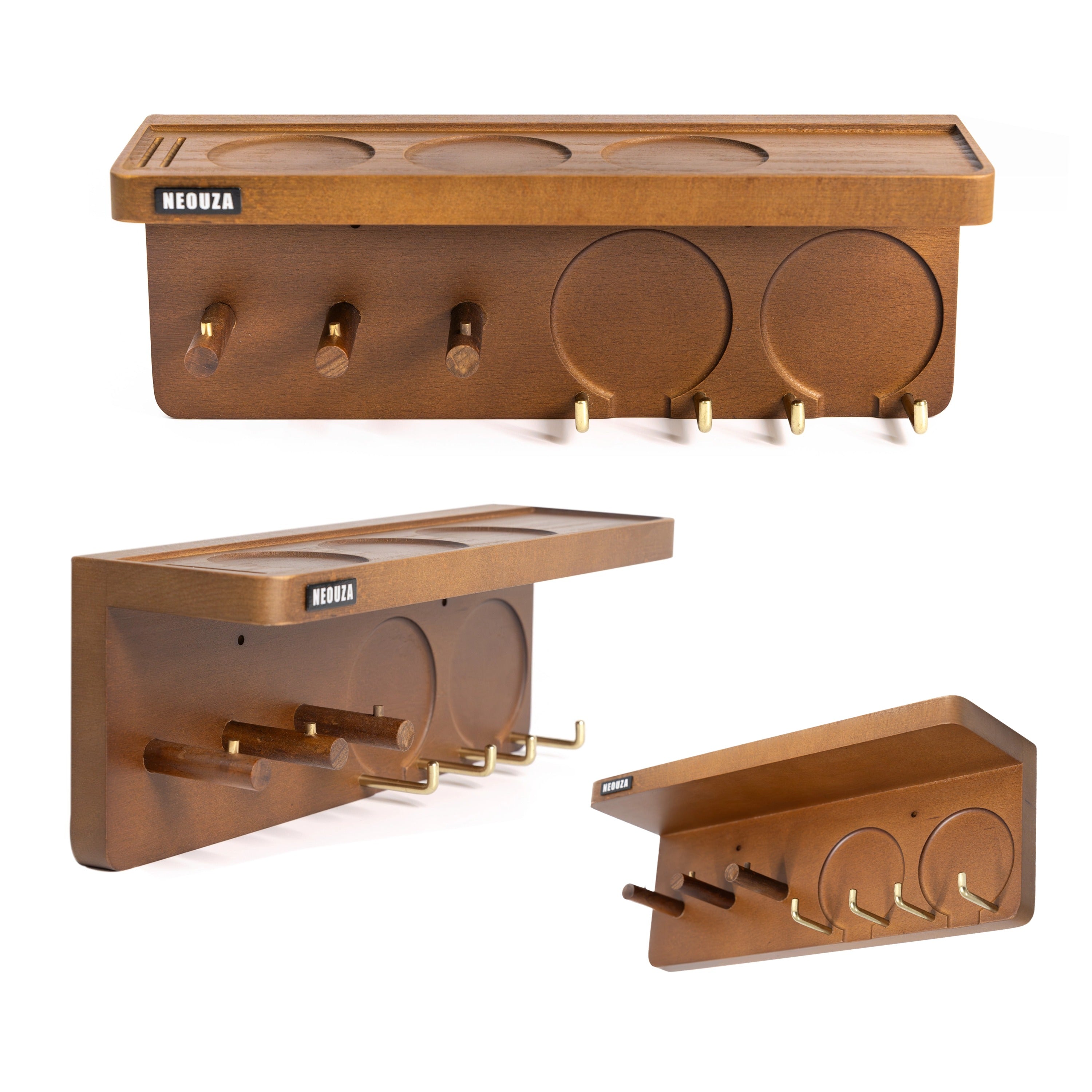 Fegtrtyoa Magnetischer Espresso-Handstampferhalter Zur Wandmontage, Espresso -Siebträger-Organizer Zur Aufbewahrung Von 51,54,58 Mm Espresso-Tampern