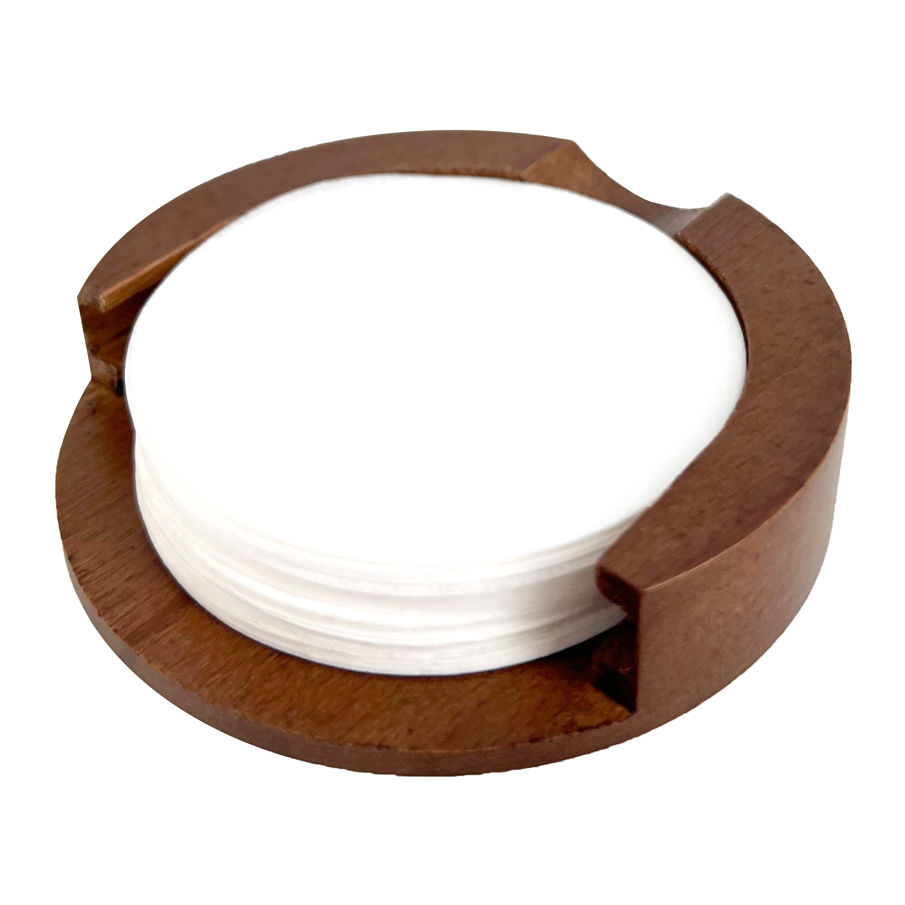 NEOUZA Coffee Portafilter Wall Rack Holder, Wooden Espresso Accessories Wall Mount Hanger for 51/54mm, Easy to Install