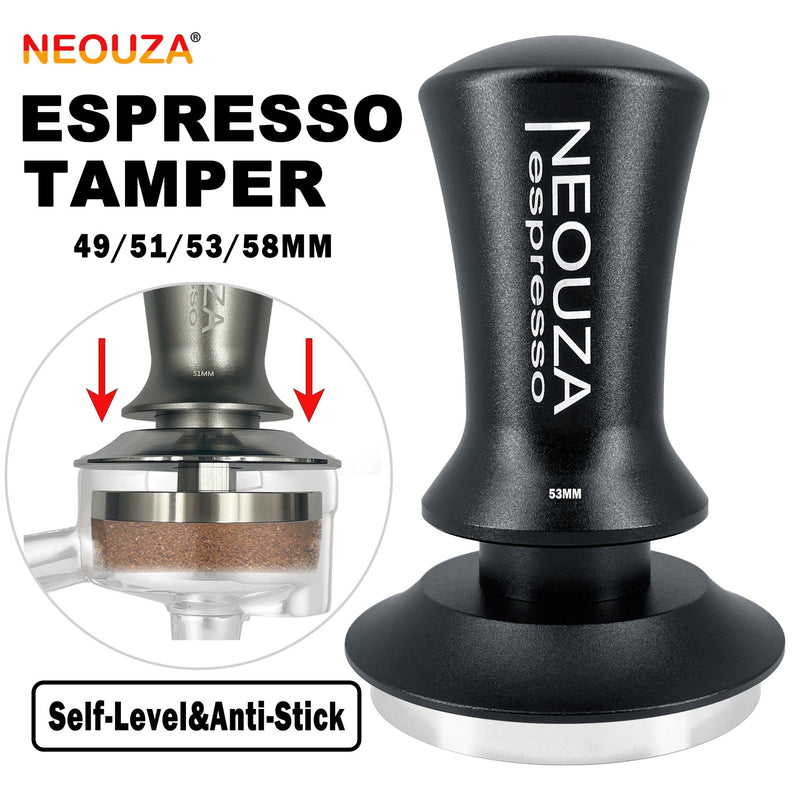 NEOUZA Coffee Tamper Spring Loaded Self-Leveling for Espresso Machine ...