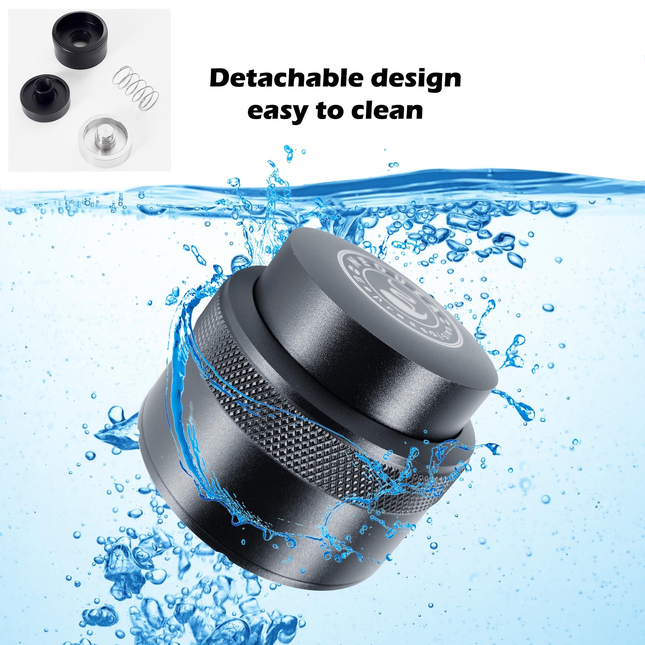 NEOUZA Coffee Palm Tamper 51/53/58mm Barista Leveler Tool Spring Loaded Stainless Steel Flat Base for Espresso Machine Portafilter - NEOUZA Official Website