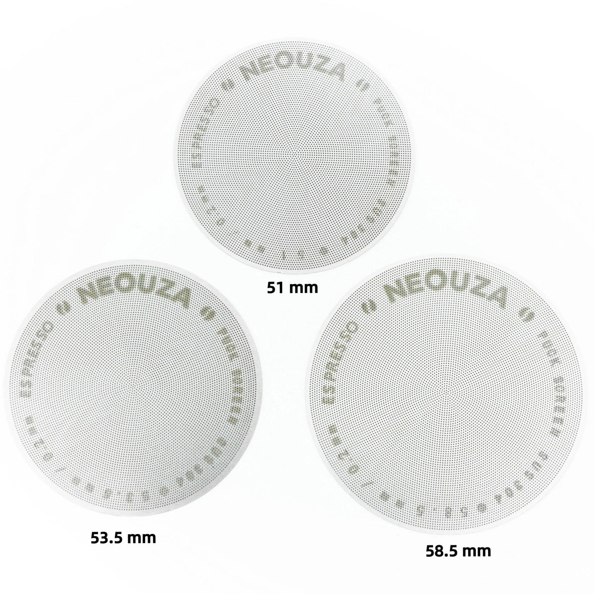 NEOUZA 51/53/58mm Espresso Puck Screen, 0.2mm Ultra Thin Coffee Filter, 304 Stainless Steel Reusable Mesh for Portafilter Basket, No Coffee Dose Reduction - NEOUZA Official Website