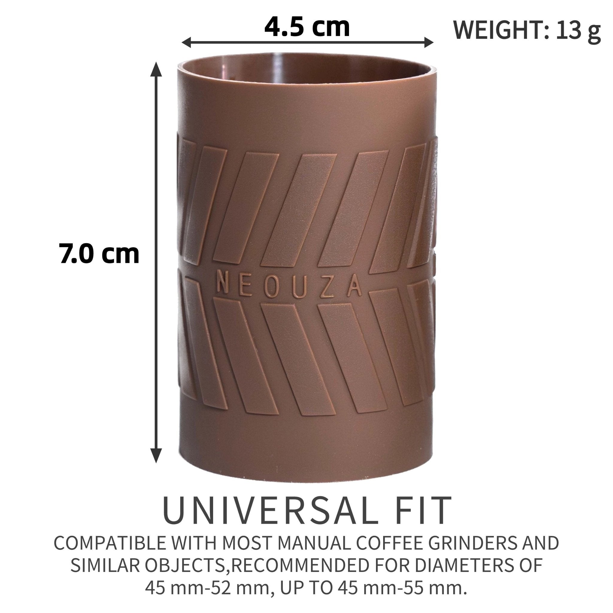 NEOUZA Manual Coffee Grinder Silicone Sleeve Adjustable, Espresso Hand Grinder Cover, Coffee Bean Mill Sheath Black and brown - NEOUZA Official Website