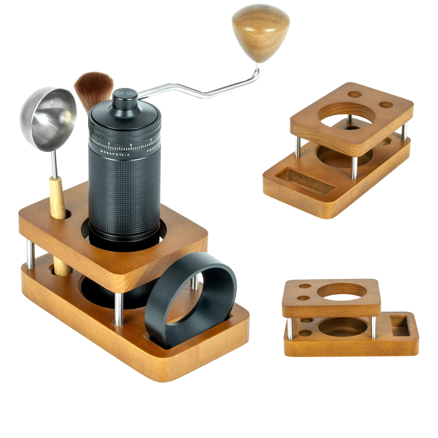 その他 Nowell MOZU-PEG Geek Field NEOUZA Manual Coffee Grinder Storage Station, Hand-Crank Coffee