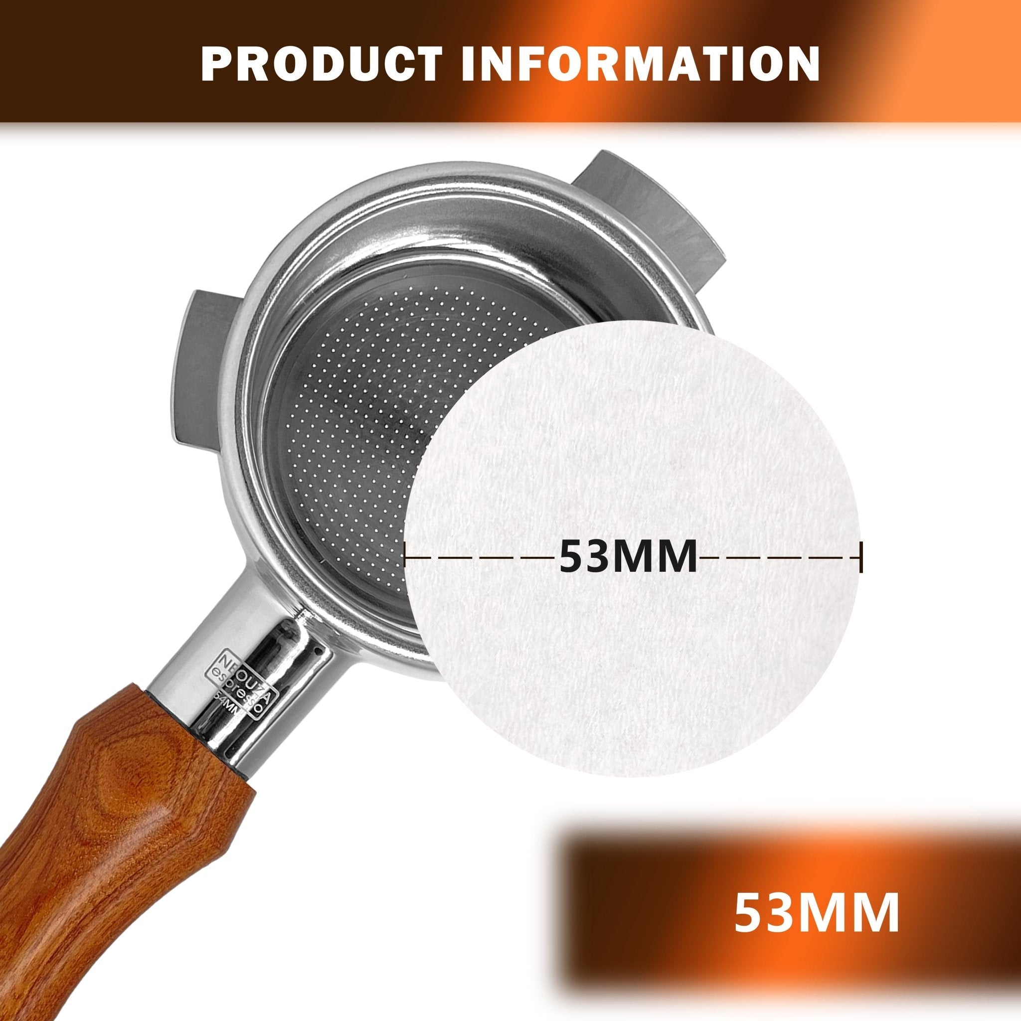 NEOUZA Coffee Round Paper Filter Holder Puck Screen Container for Espresso Machine Portafilter Moka Pot AeroPress, White Ash - NEOUZA Official Website