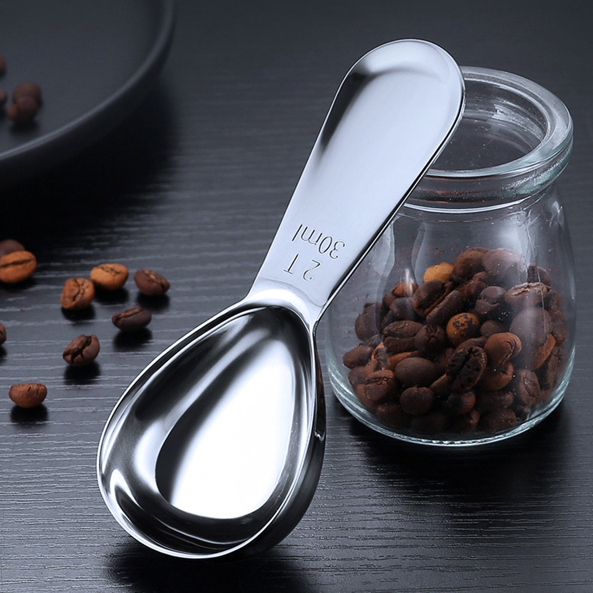 NEOUZA Coffee Scoop Stainless Steel 30ml Espresso Spoon, Tablespoon Measuring Spoon for Coffee Bean, Loose Tea, Sugar, Flour - NEOUZA Official Website