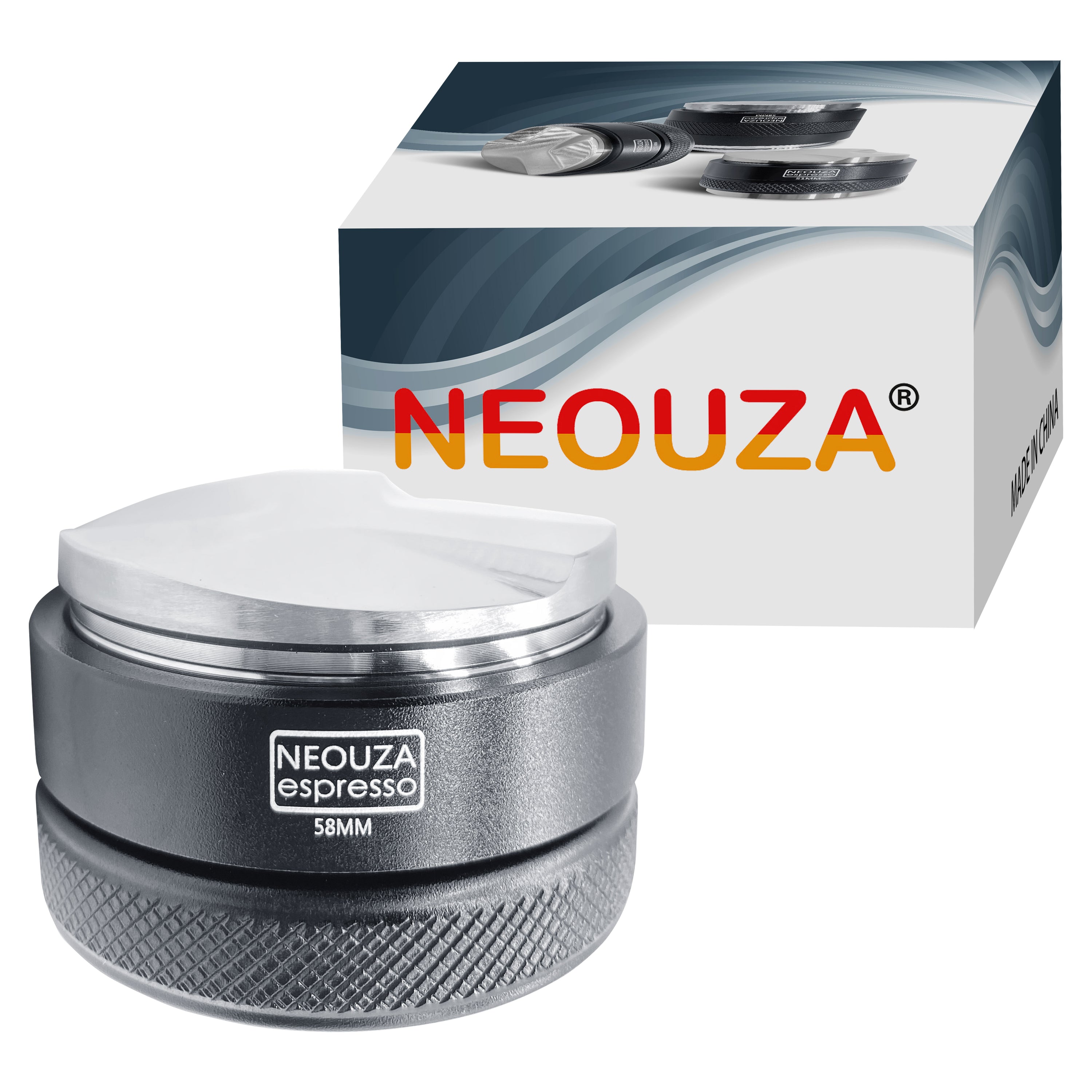 NEOUZA 51/53/58mm Coffee Distributor, Fits Delonghi/Breville/E61 Portafilters, Espresso Leveling Tool