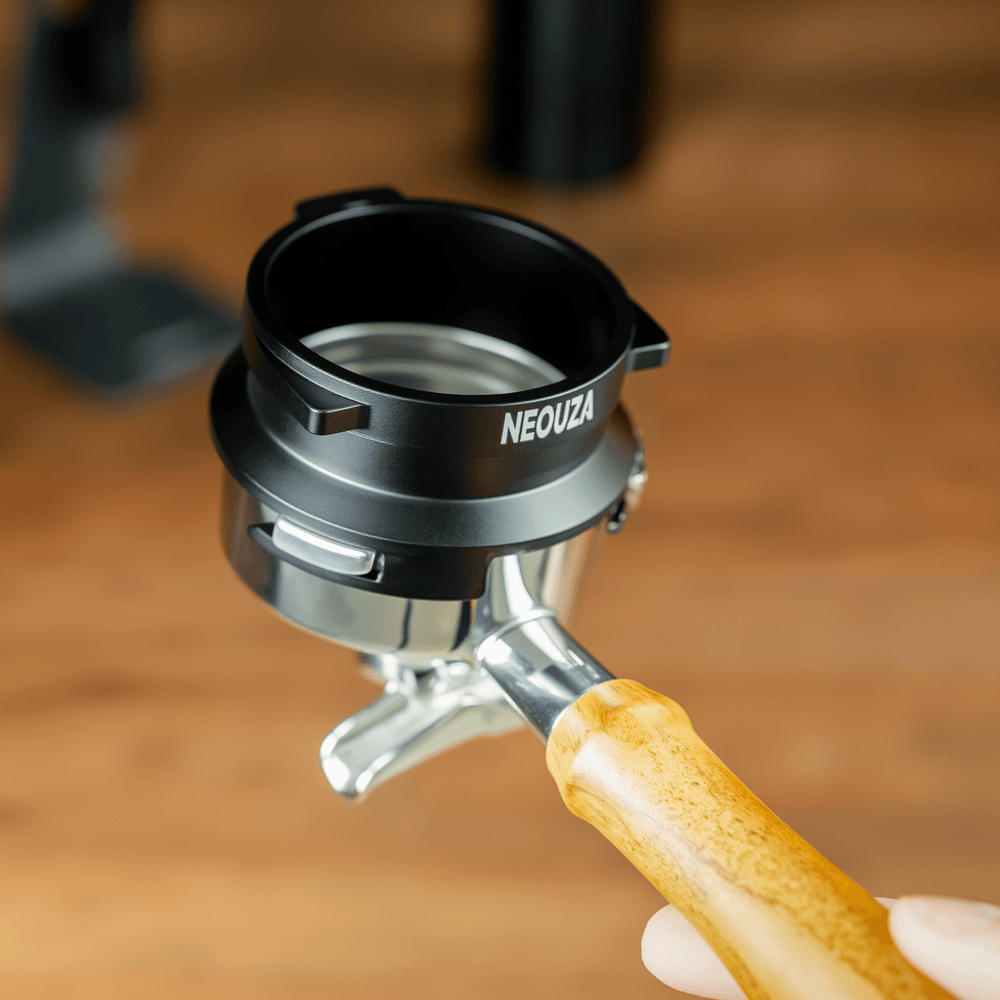NEOUZA 58mm Three-Ear Black Powder Ring can be used for Barsetto, Petrus3899, Maximsdeparis, Hauswirt, Couplux to save coffee powder and increase efficiency - NEOUZA Official Website