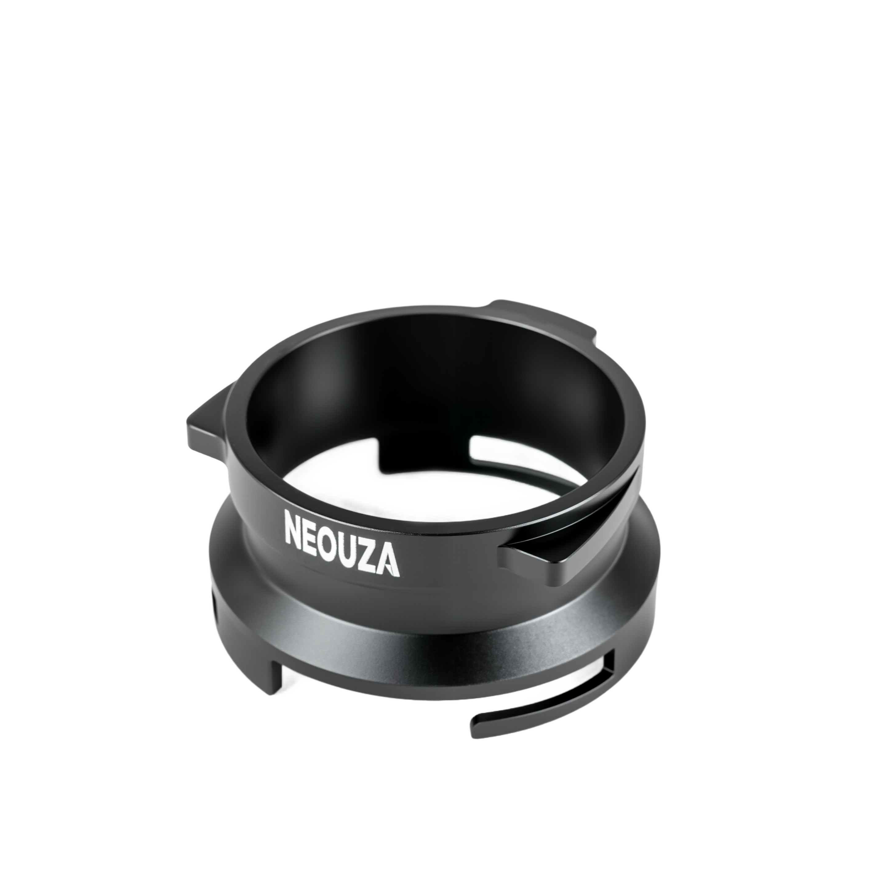 NEOUZA 58mm Three-Ear Black Powder Ring can be used for Barsetto, Petrus3899, Maximsdeparis, Hauswirt, Couplux to save coffee powder and increase efficiency