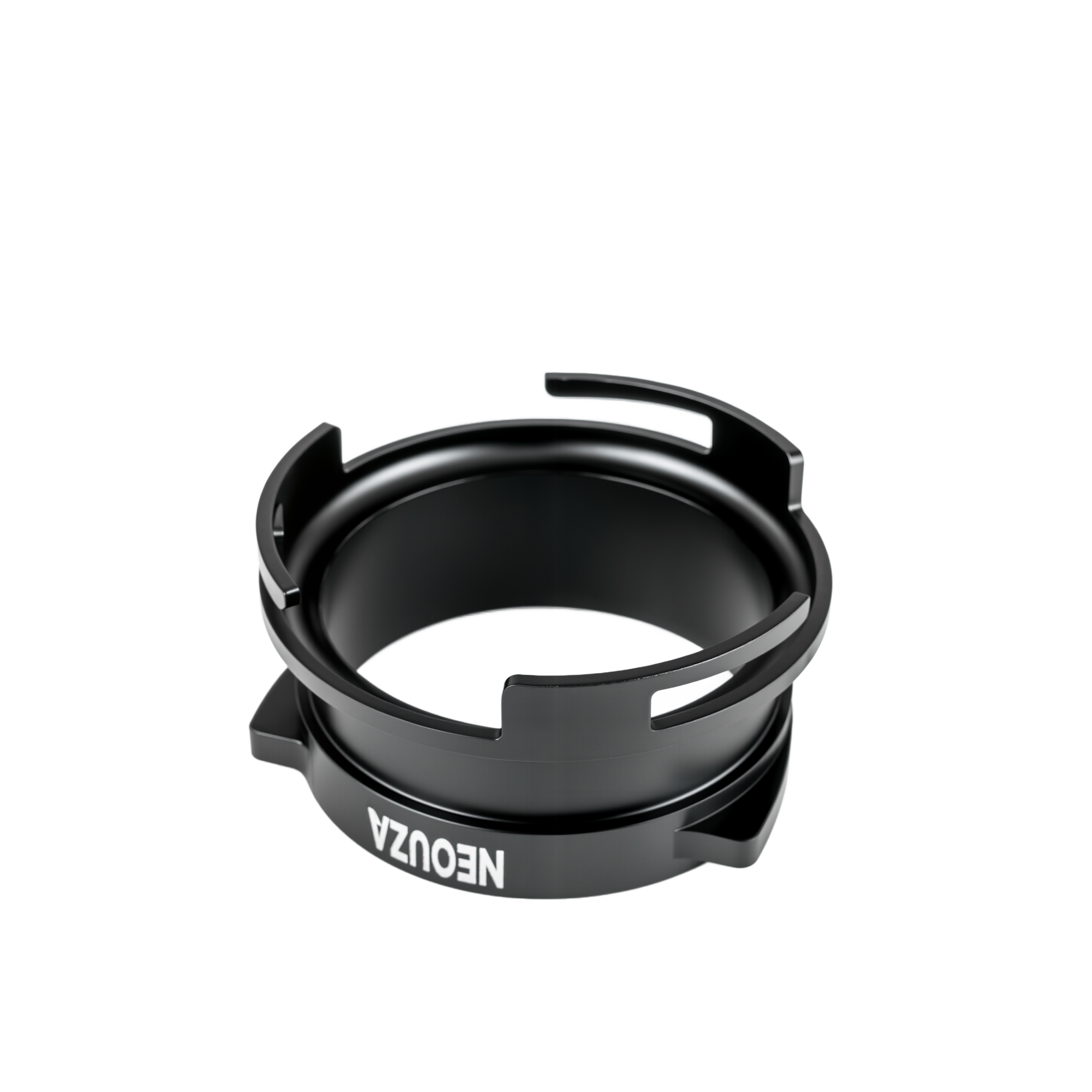 NEOUZA 58mm Three-Ear Black Powder Ring can be used for Barsetto, Petrus3899, Maximsdeparis, Hauswirt, Couplux to save coffee powder and increase efficiency