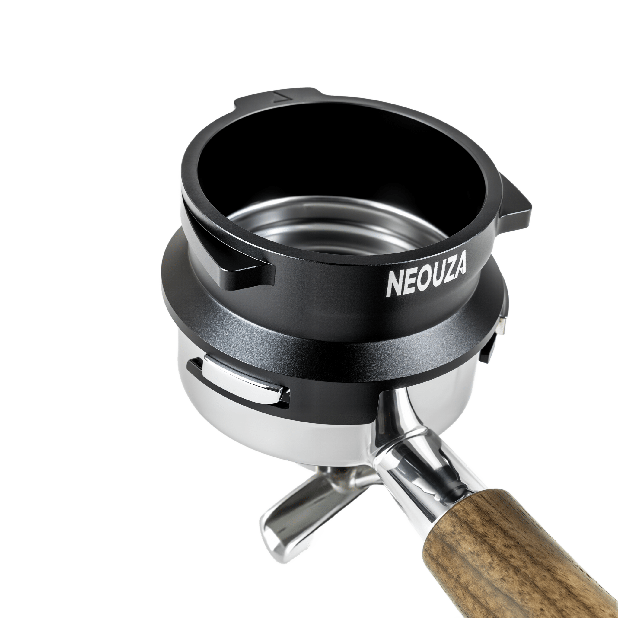 NEOUZA 58mm Three-Ear Black Powder Ring can be used for Barsetto, Petrus3899, Maximsdeparis, Hauswirt, Couplux to save coffee powder and increase efficiency - NEOUZA Official Website