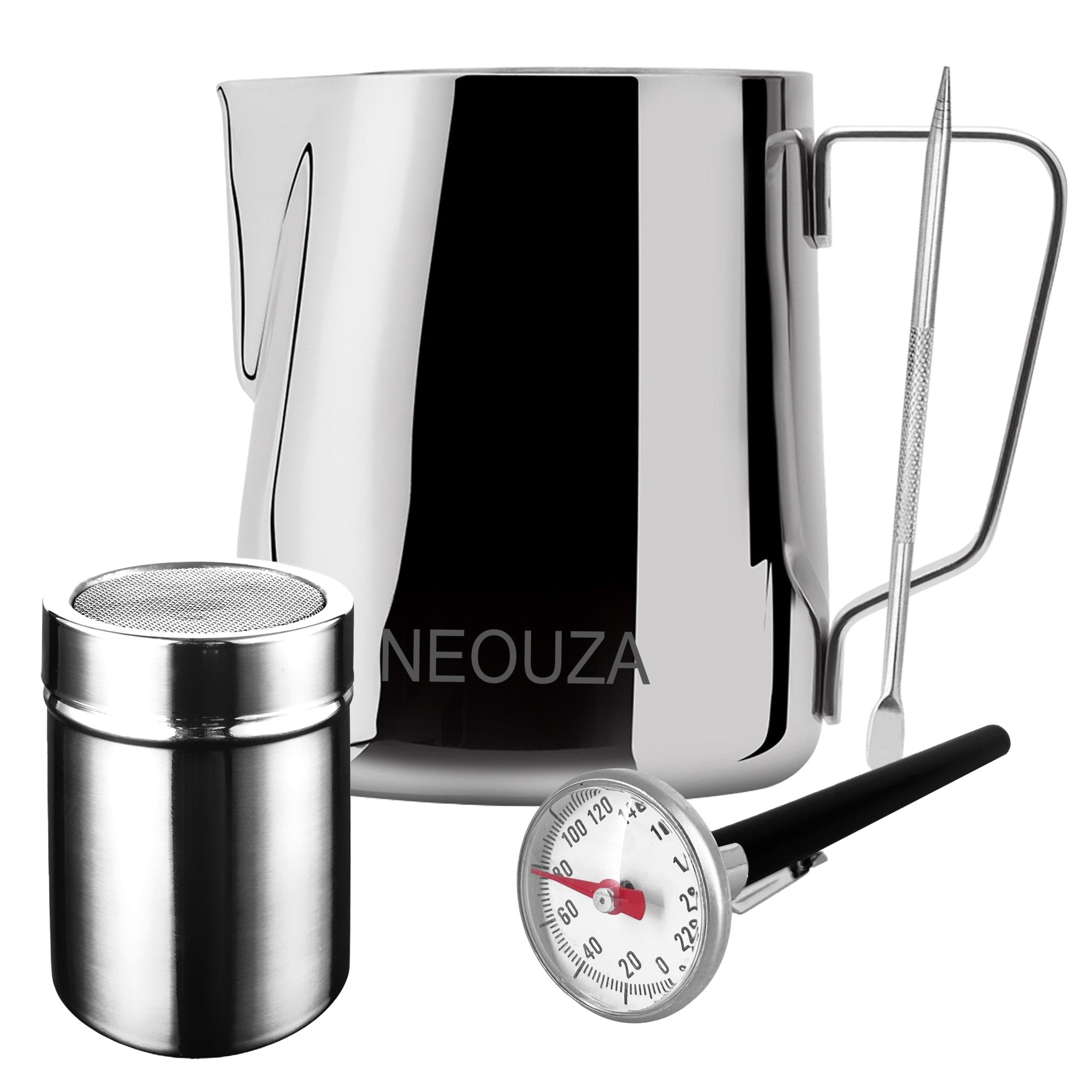 NEOUZA Coffee Milk Frothing Pitcher Cup,Espresso Steaming Pitcher,Latte Art Cup (600ml/350ml) - NEOUZA Official Website
